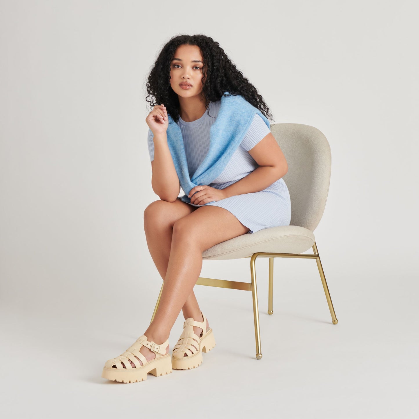 LASLY TONAL SANDALS LIGHT YELLOW LEATHER
 – Dolce Vita Dolce Vita us