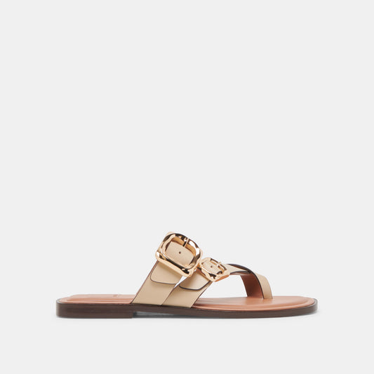 Shore Ivory Leather Sandals Dolce Vita Sale