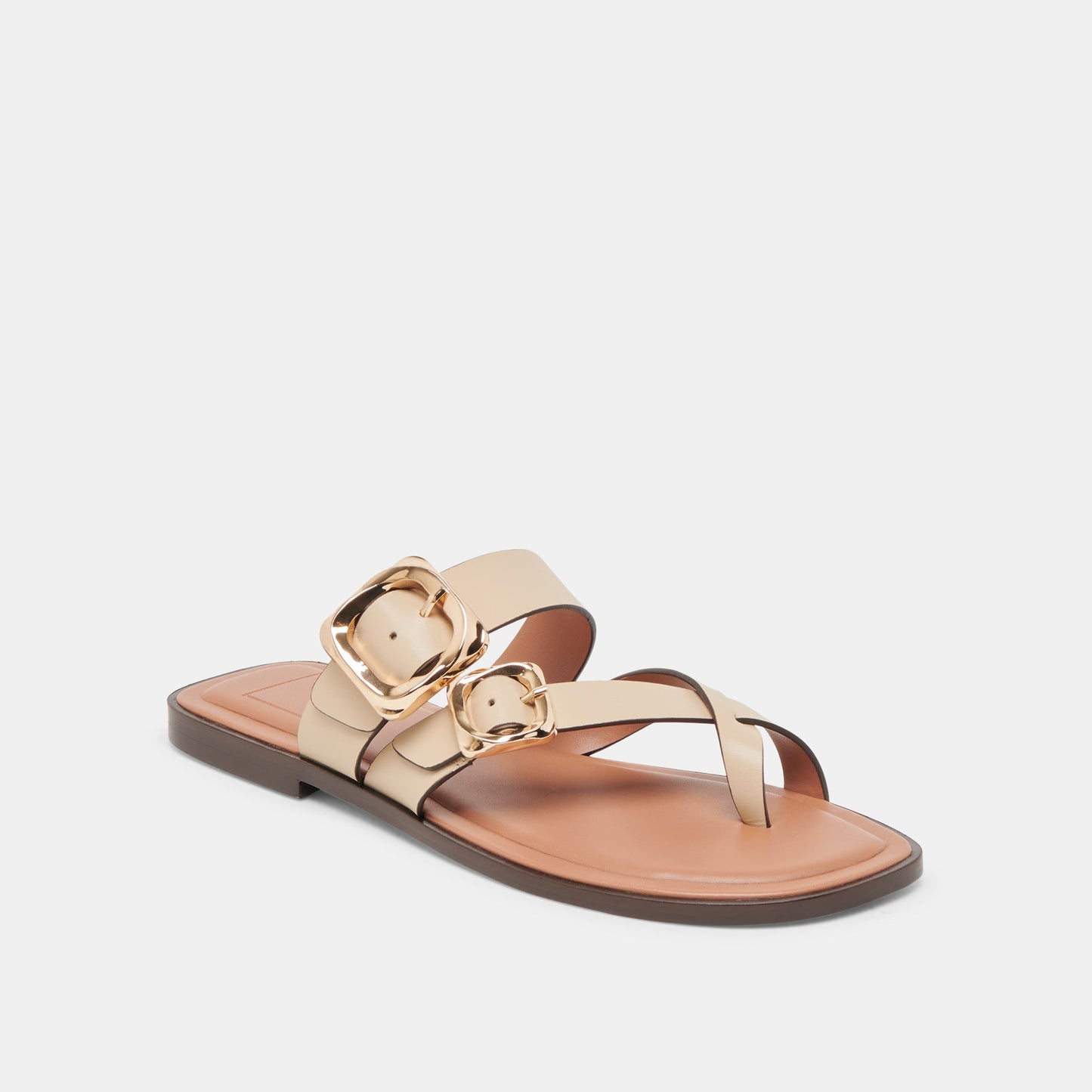 Shore Ivory Leather Sandals Dolce Vita Sale