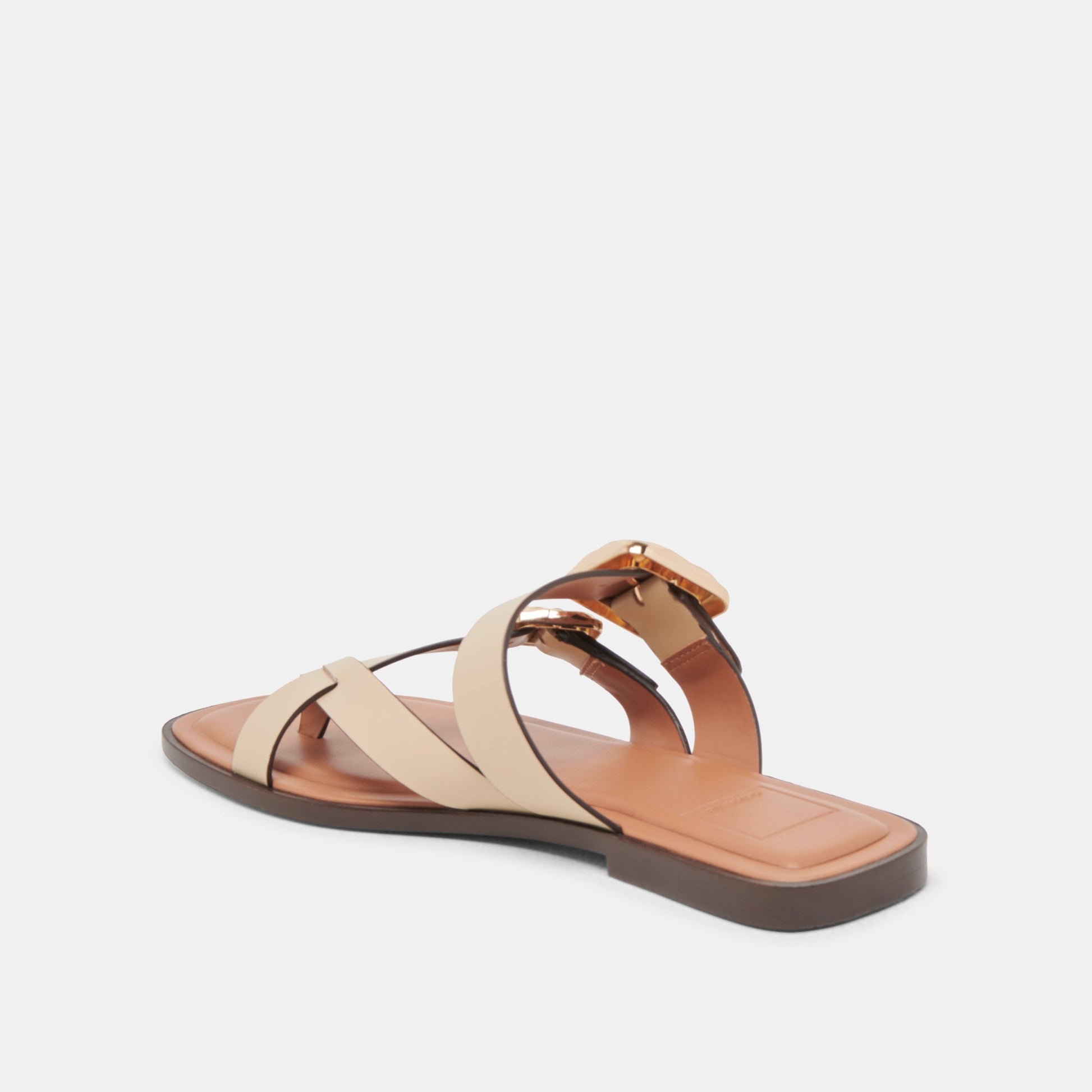 Shore Ivory Leather Sandals Dolce Vita Sale
