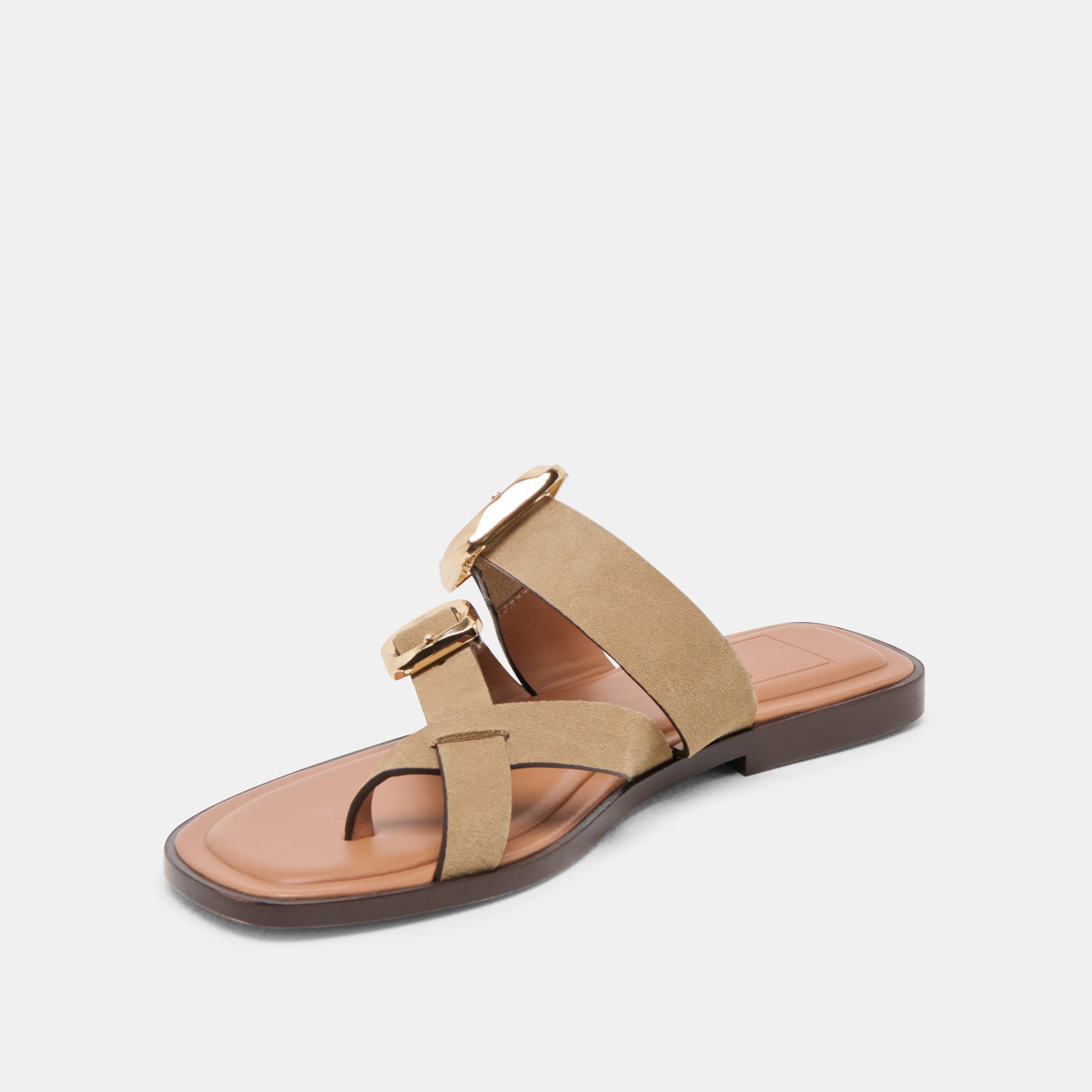 Shore Taupe Suede Sandals Dolce Vita Outlet