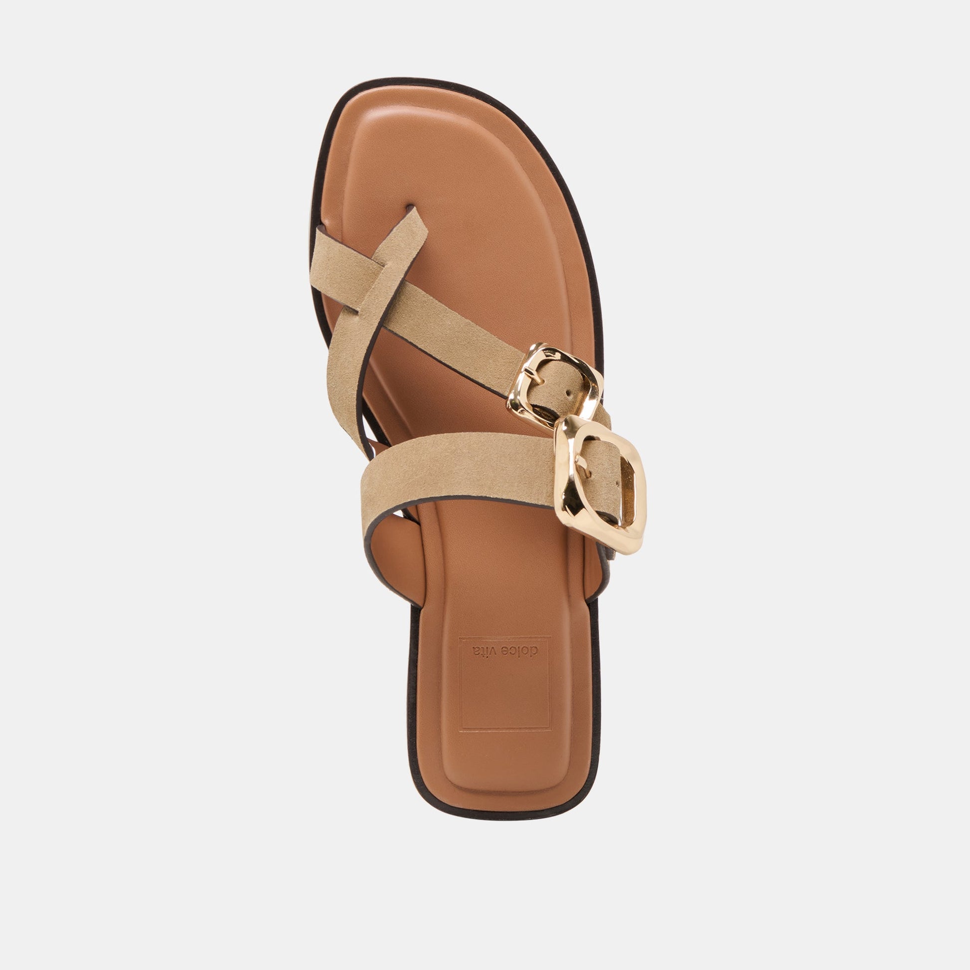Shore Taupe Suede Sandals Dolce Vita Outlet