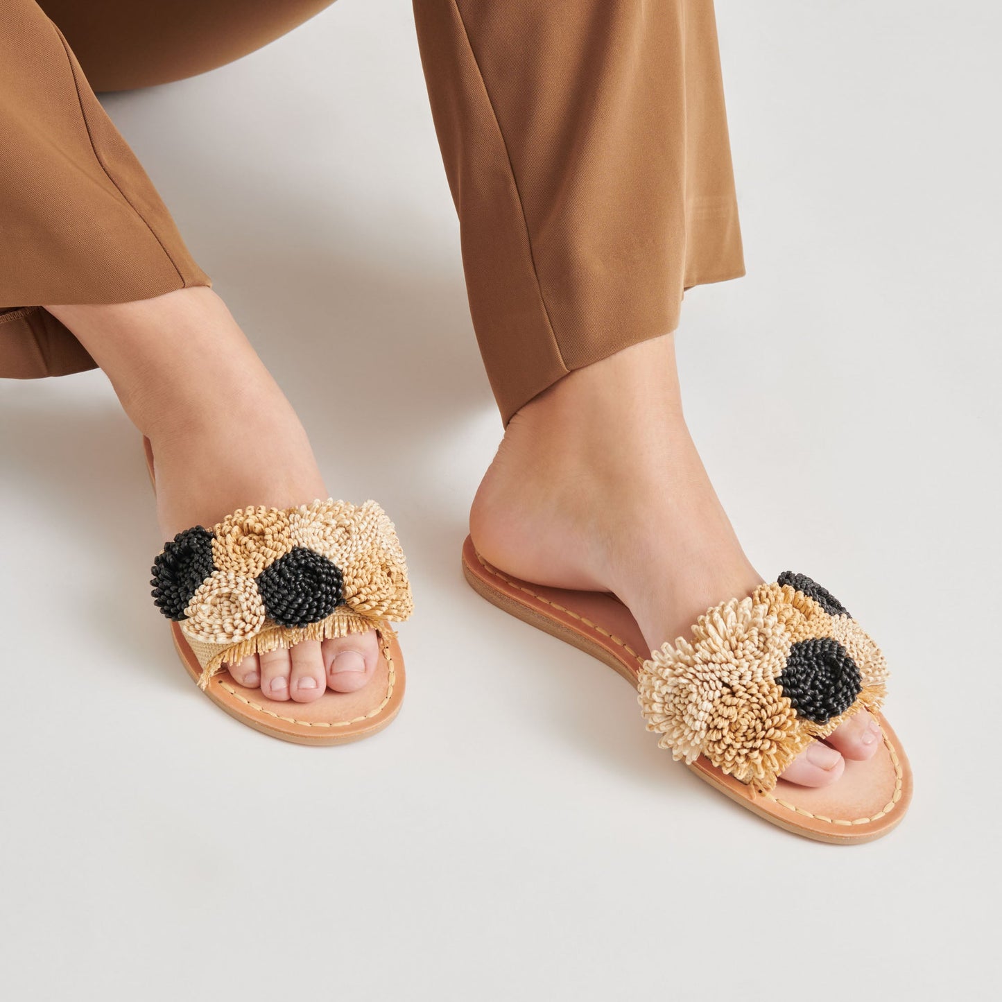 DANELA SANDALS BLACK NATURAL RAFFIA
 – Dolce Vita Dolce Vita On sale