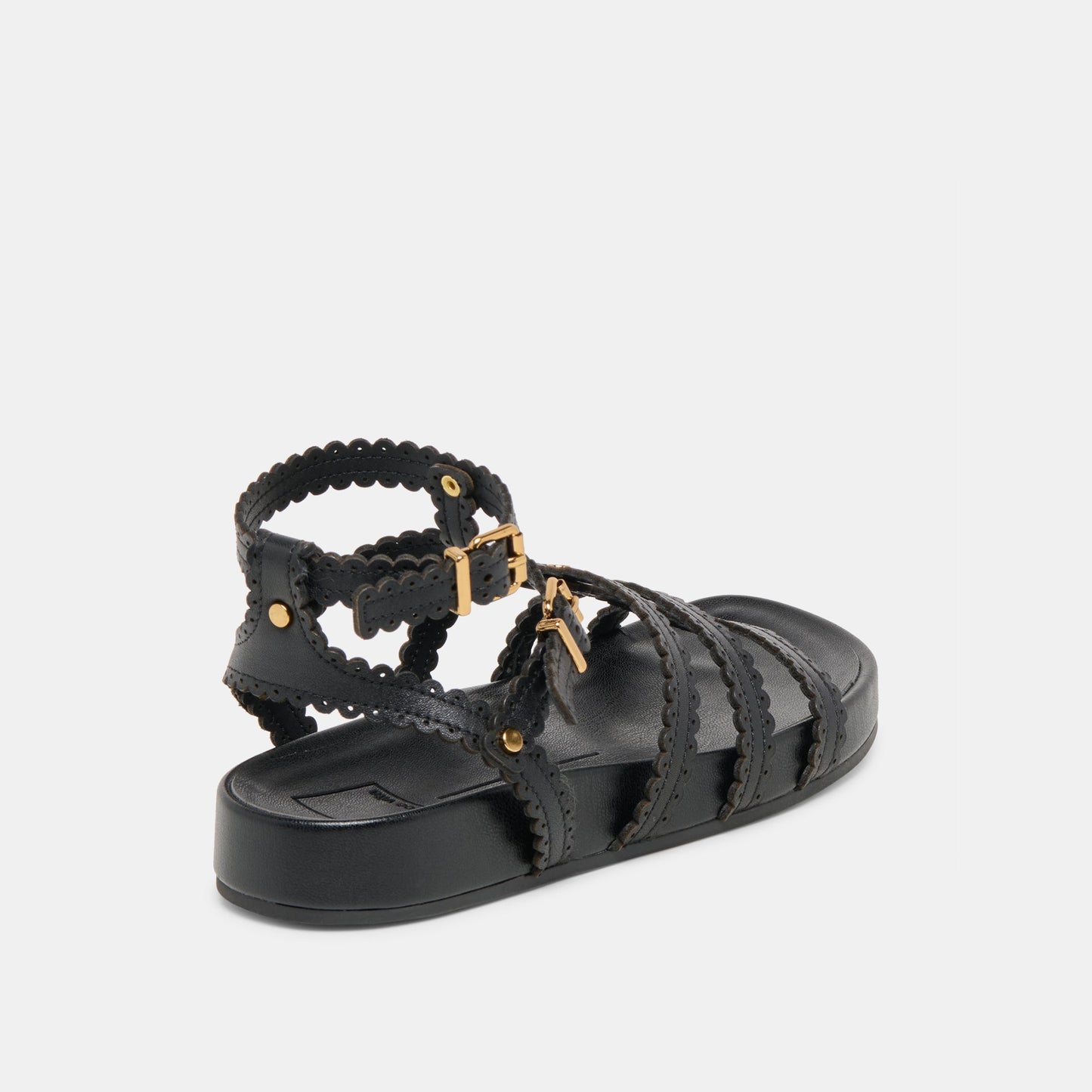 Susana Black Leather Sandals Dolce Vita us