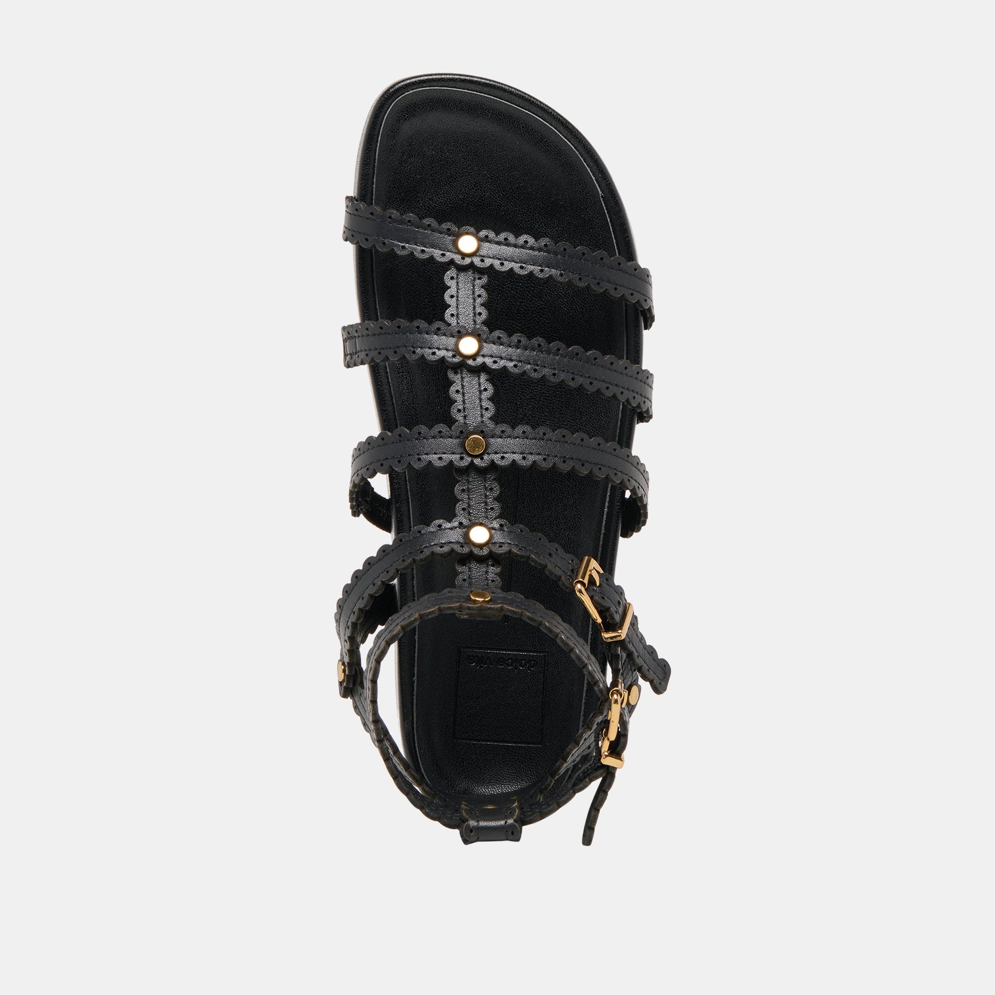 Susana Black Leather Sandals Dolce Vita us