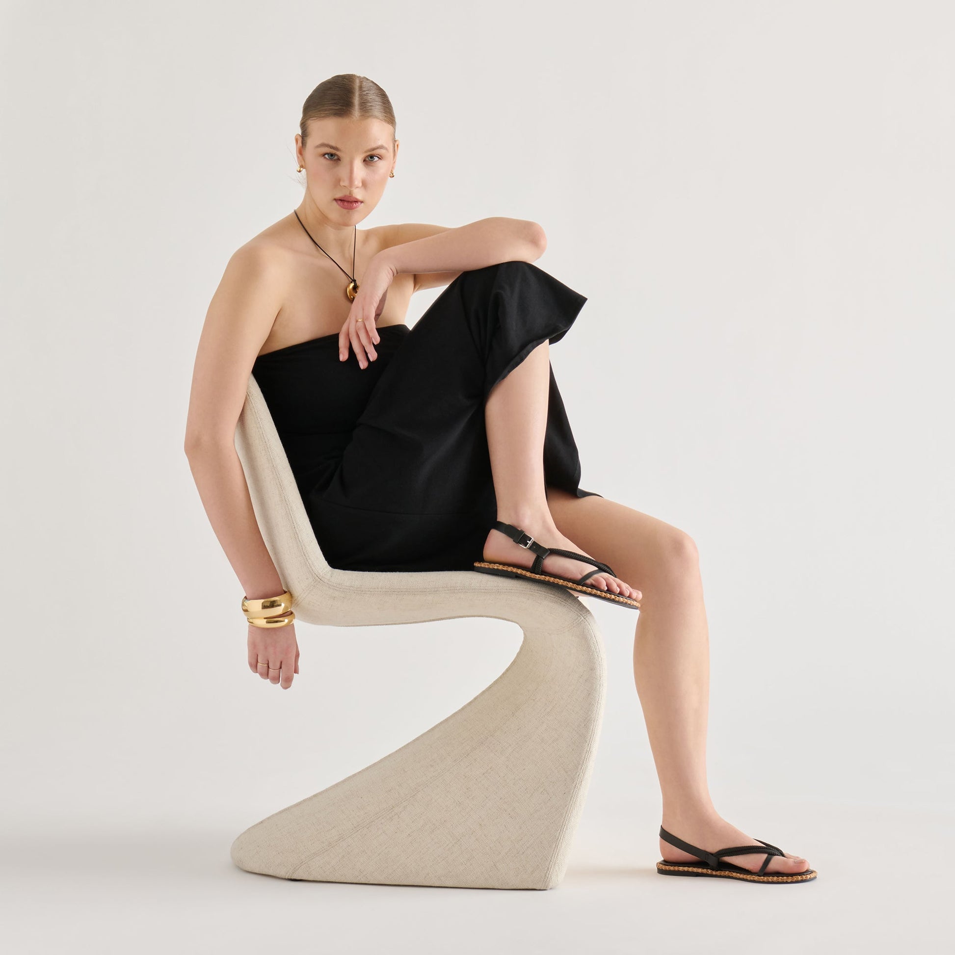 Reed Black Leather Sandals Dolce Vita Online