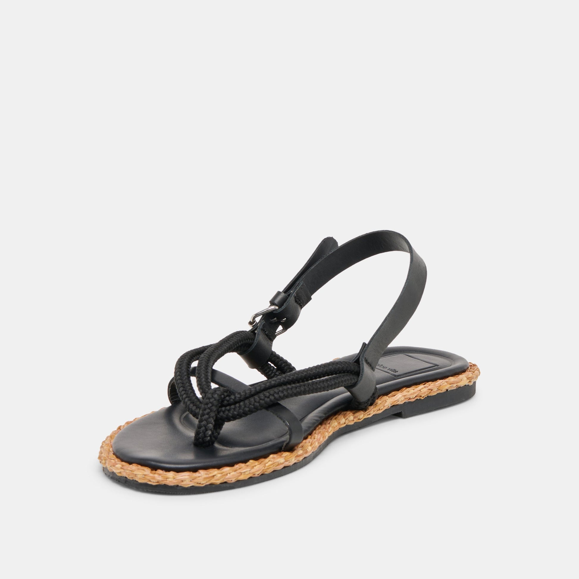 Reed Black Leather Sandals Dolce Vita Online