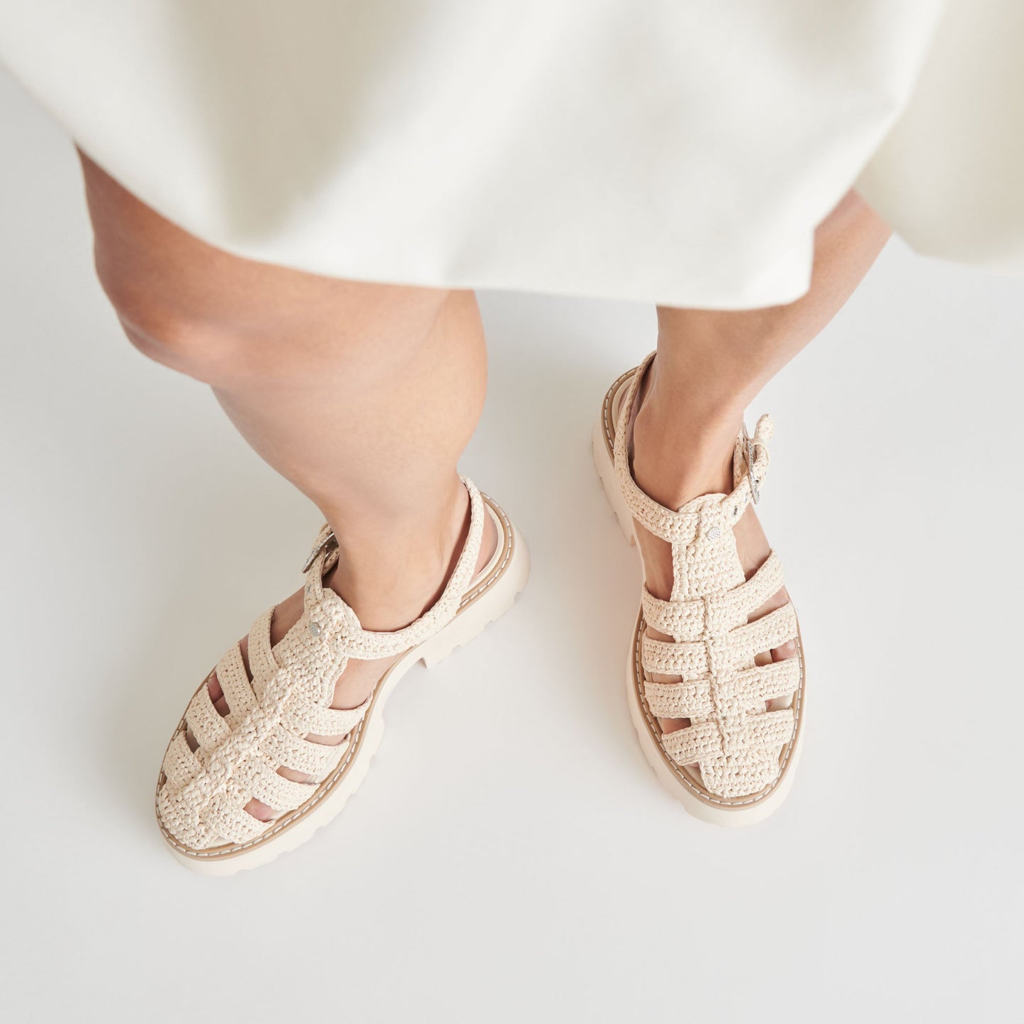 LASLY SANDALS OATMEAL KNIT
 – Dolce Vita Dolce Vita Outlet