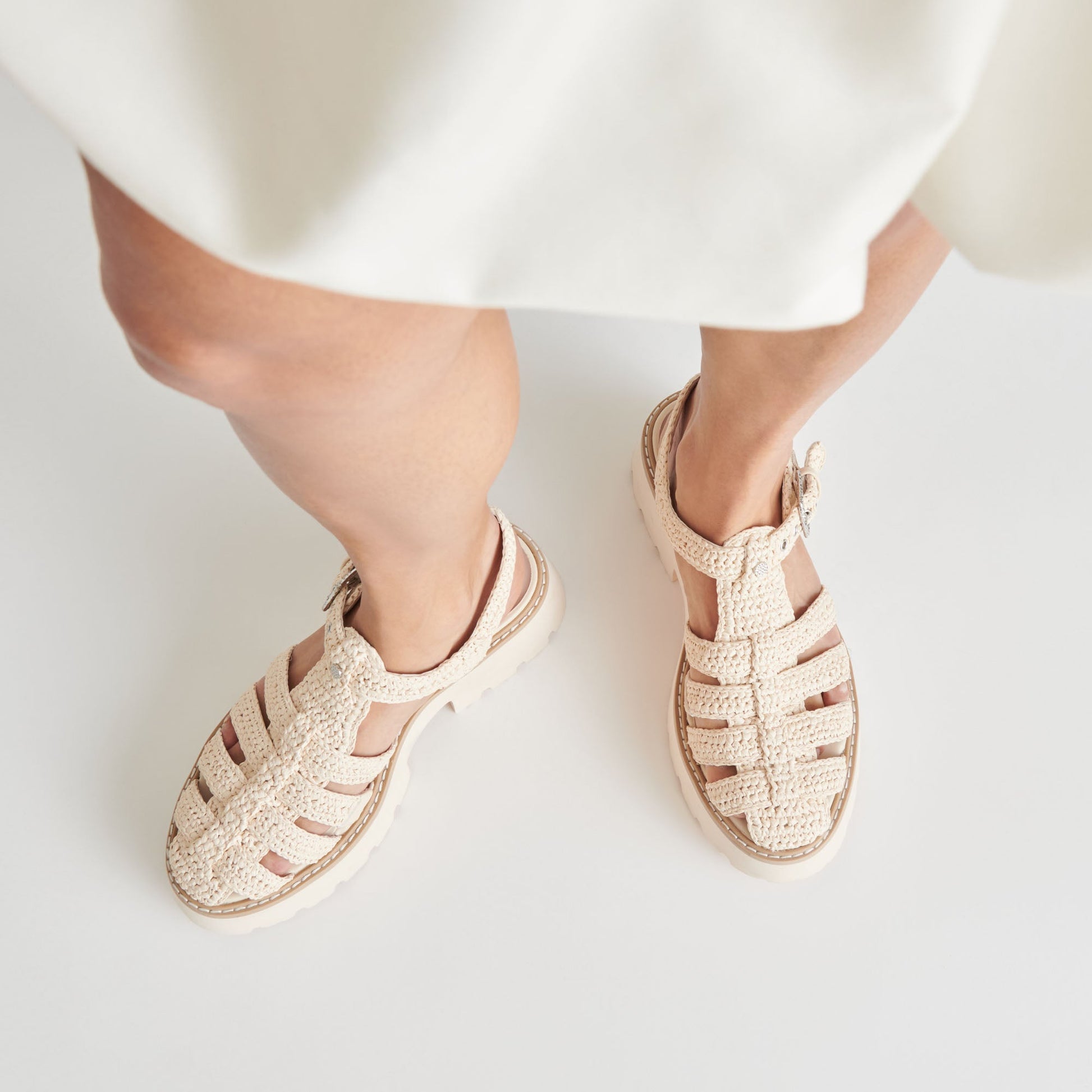 LASLY SANDALS OATMEAL KNIT
 – Dolce Vita Dolce Vita Outlet