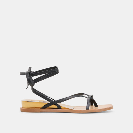 RUDIE SANDALS BLACK LEATHER
 – Dolce Vita Dolce Vita Sale
