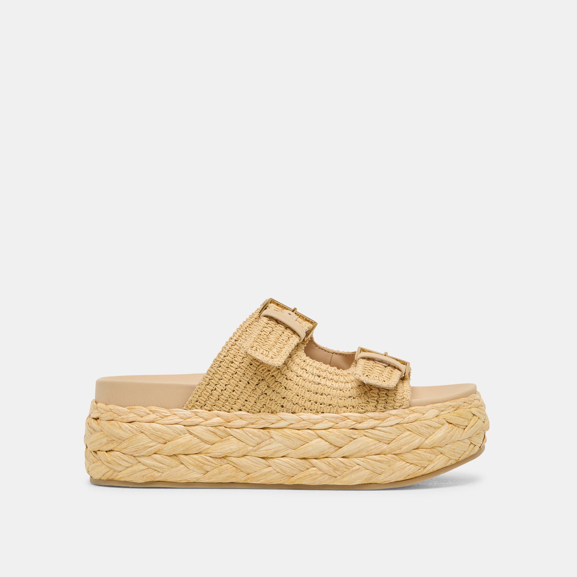 Falyn Lt Natural Woven Raffia Sandals Dolce Vita New