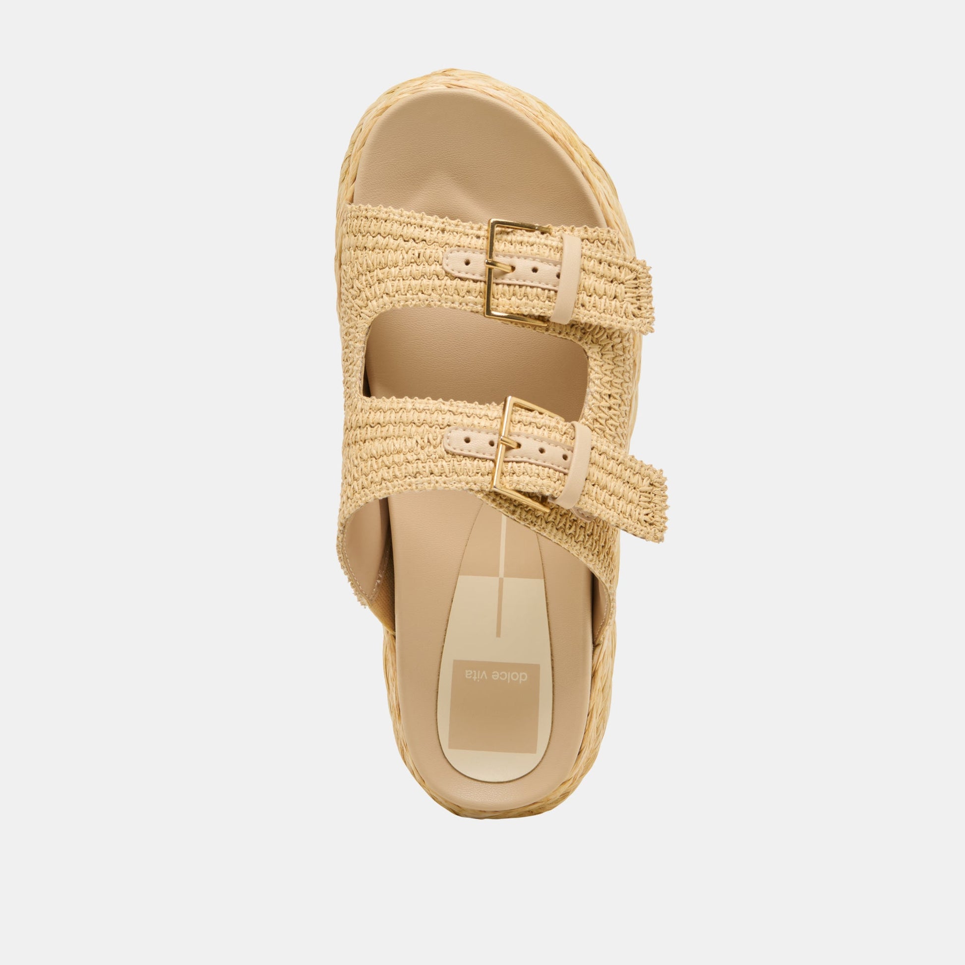 Falyn Lt Natural Woven Raffia Sandals Dolce Vita New