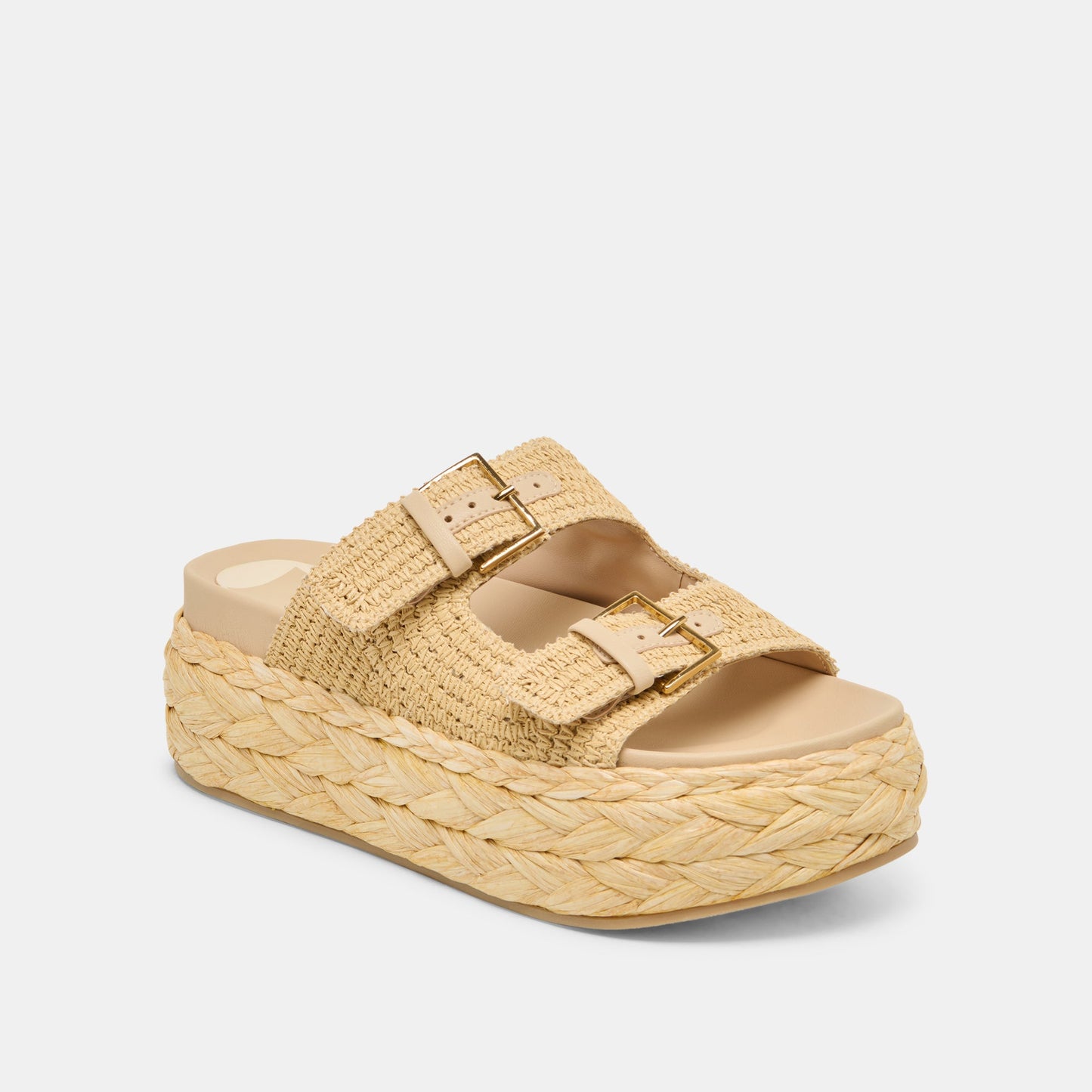 Falyn Lt Natural Woven Raffia Sandals Dolce Vita New