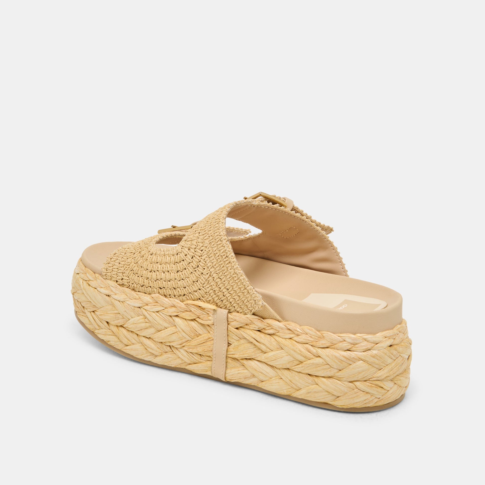 Falyn Lt Natural Woven Raffia Sandals Dolce Vita New