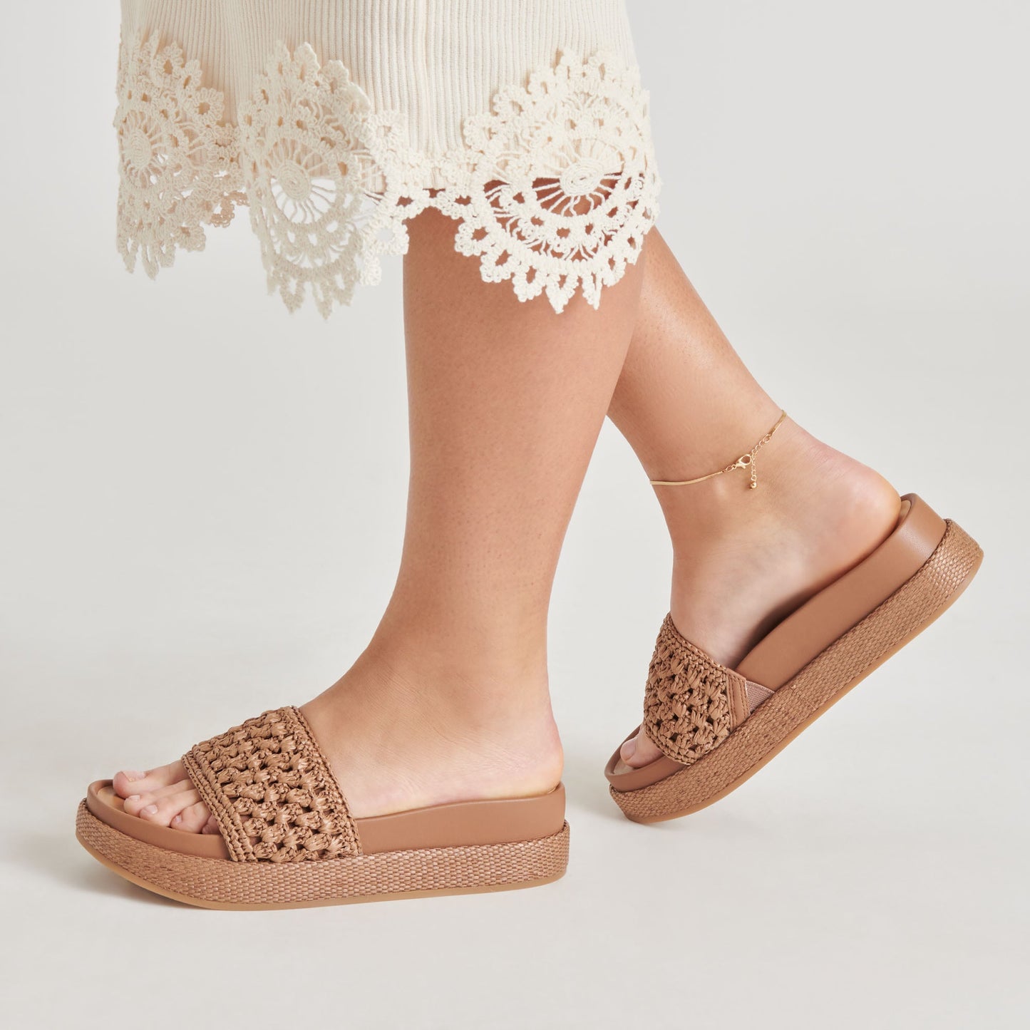 SIDONA SANDALS BROWN RAFFIA
 – Dolce Vita Dolce Vita Discount