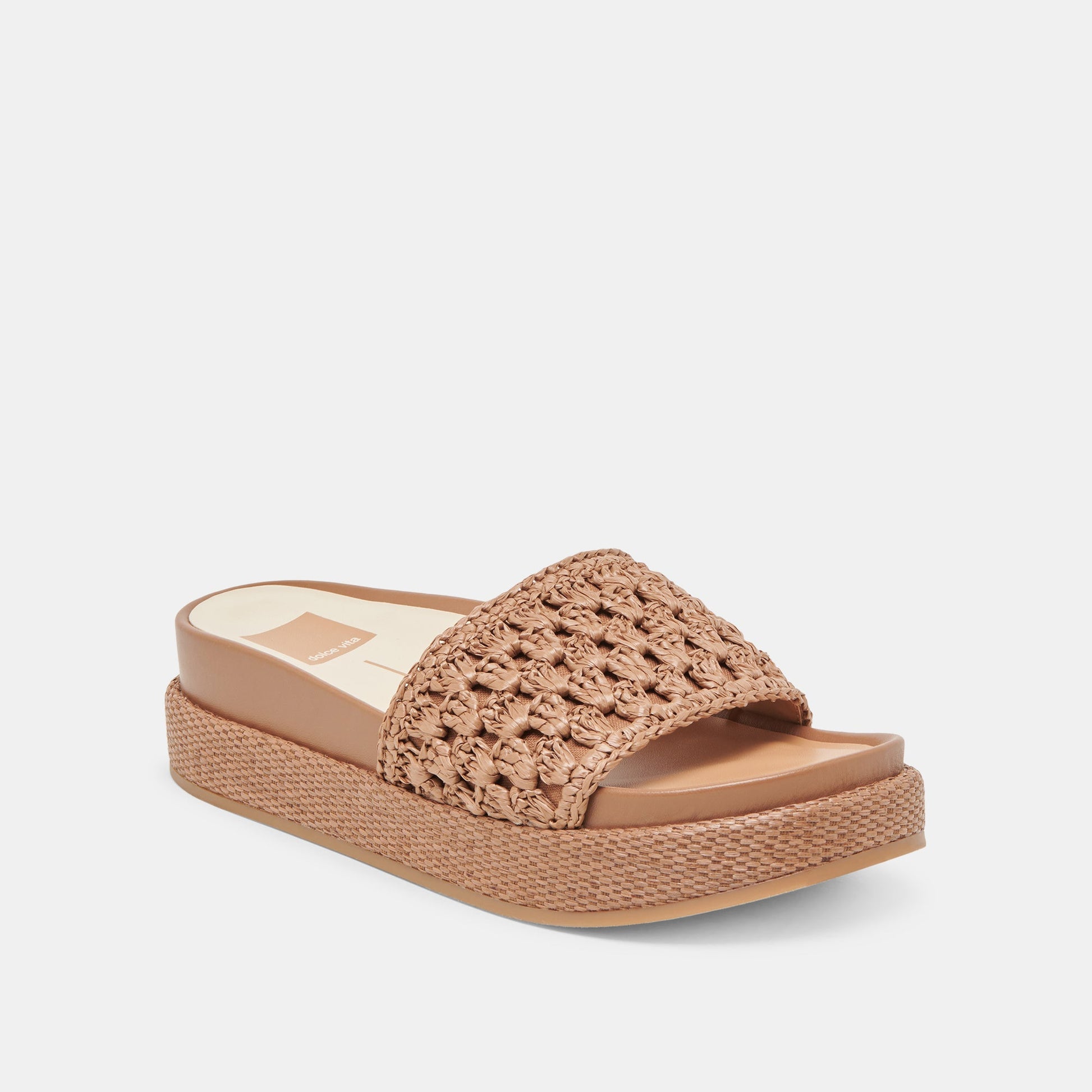 SIDONA SANDALS BROWN RAFFIA
 – Dolce Vita Dolce Vita Discount