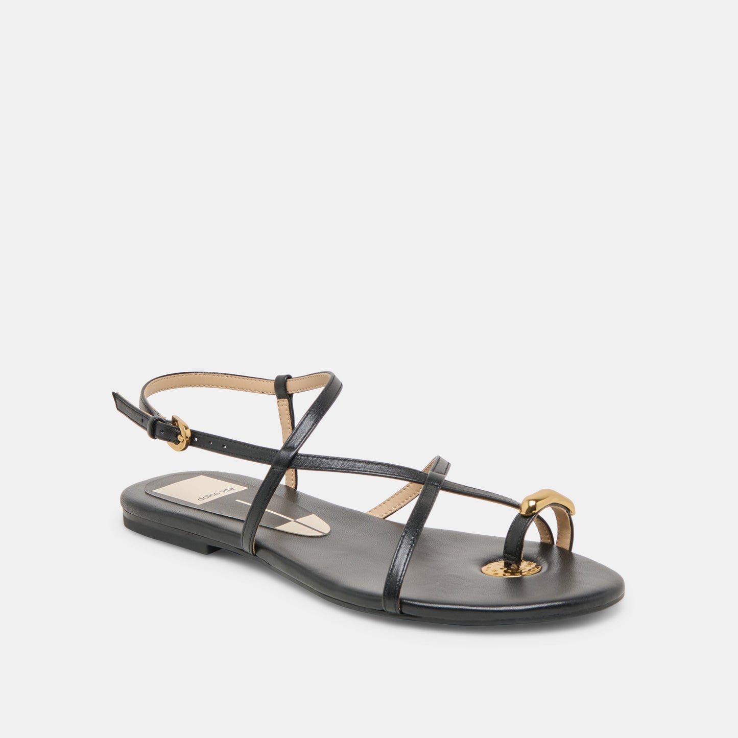 KESHA SANDALS BLACK LEATHER
 – Dolce Vita Dolce Vita New