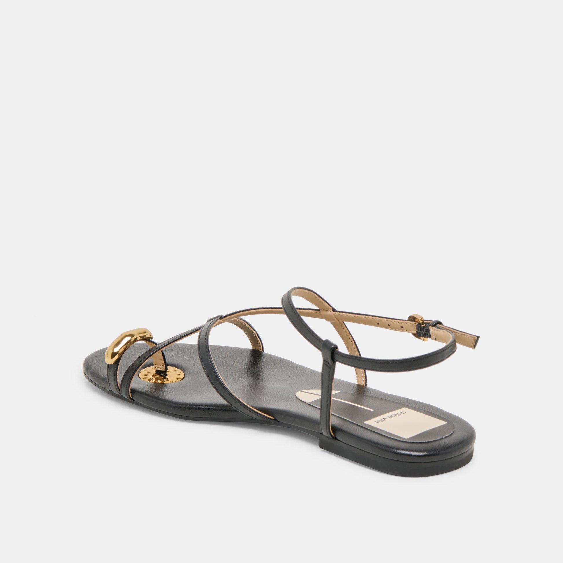 KESHA SANDALS BLACK LEATHER
 – Dolce Vita Dolce Vita New