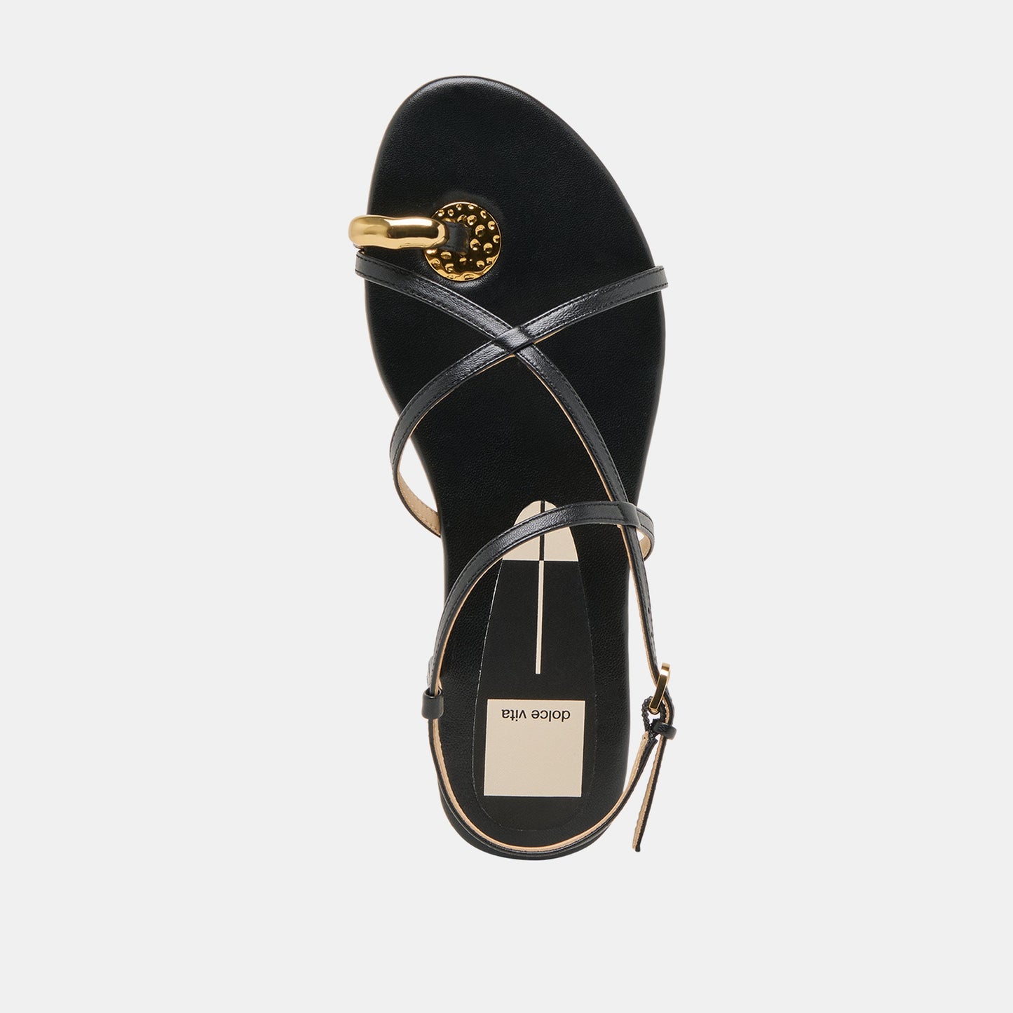 KESHA SANDALS BLACK LEATHER
 – Dolce Vita Dolce Vita New