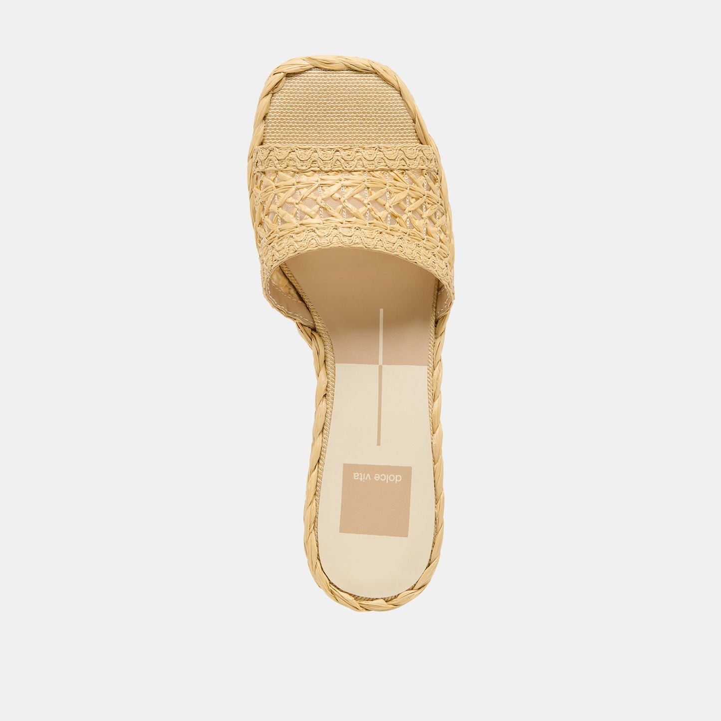 Dixi Lt Natural Cross Hatch Raffia Sandals Dolce Vita For sale
