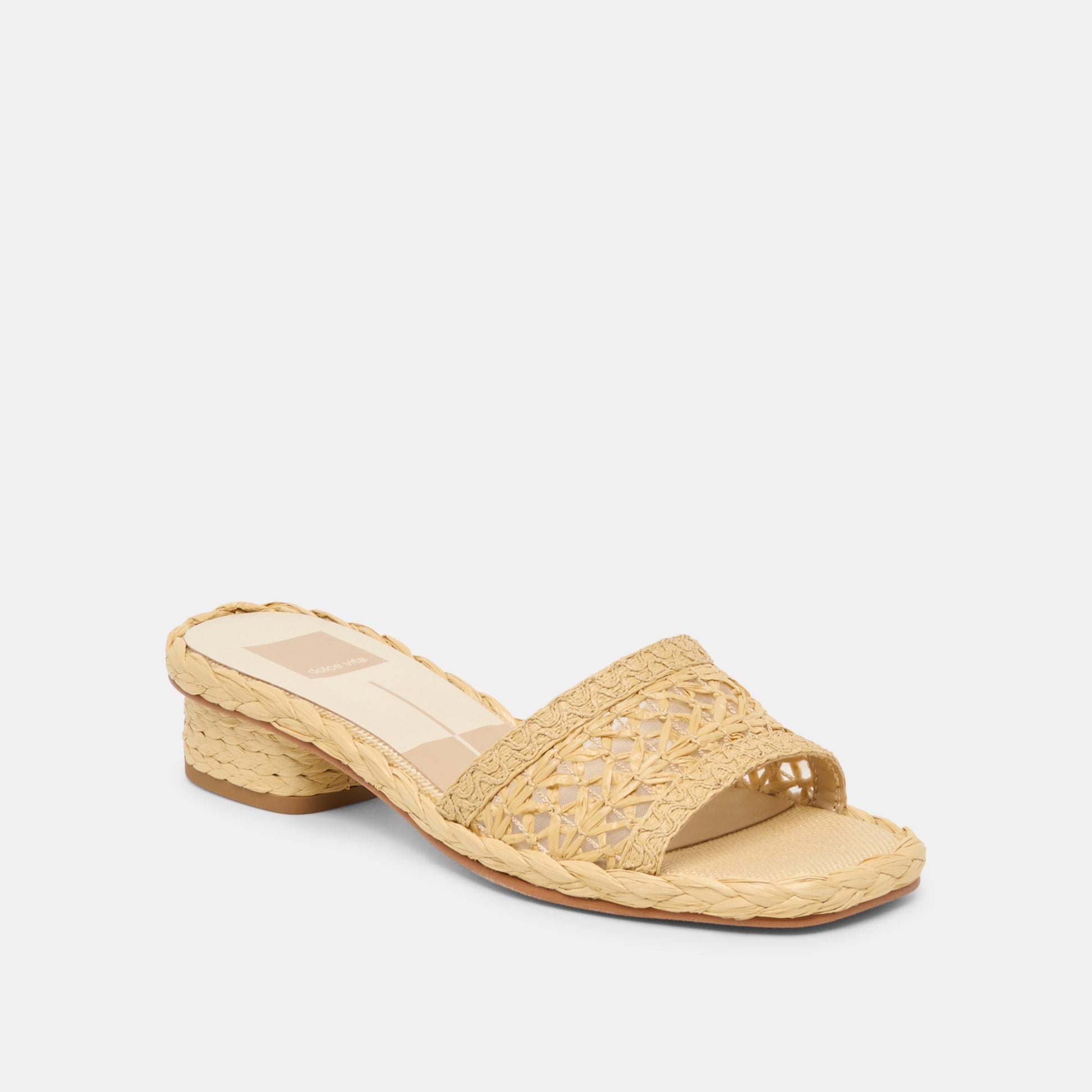 Dixi Lt Natural Cross Hatch Raffia Sandals Dolce Vita For sale