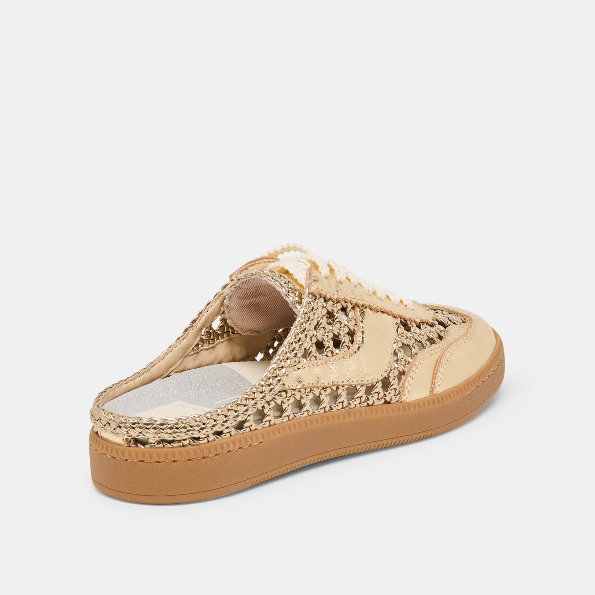 Notice Slide Gold Woven Stella Sneakers Dolce Vita Discount