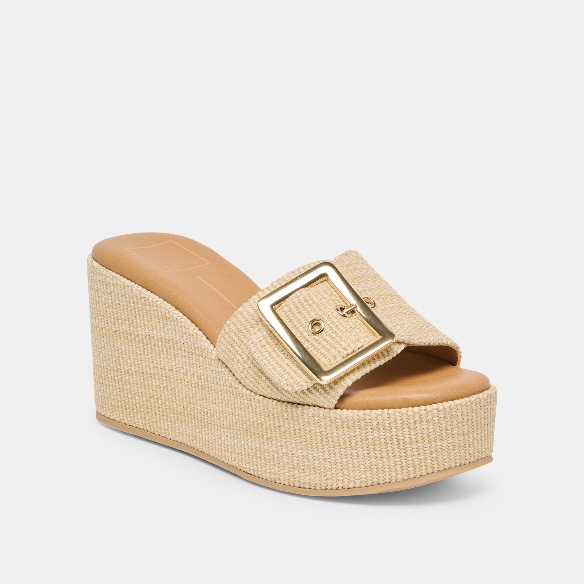 Jilian Lt Natural Raffia Wedges Dolce Vita On sale