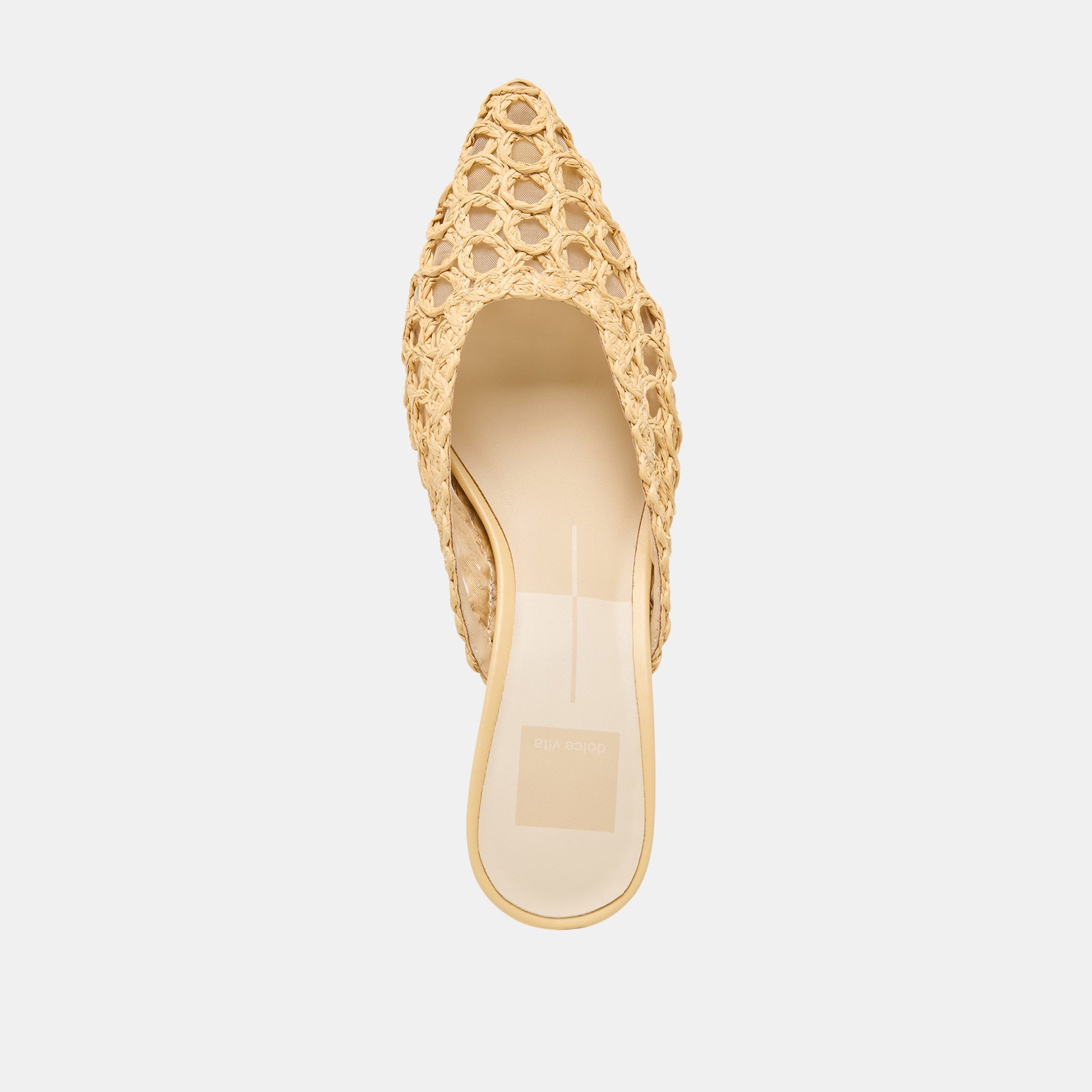 Cleo Loop Natural Raffia Heels Dolce Vita For sale