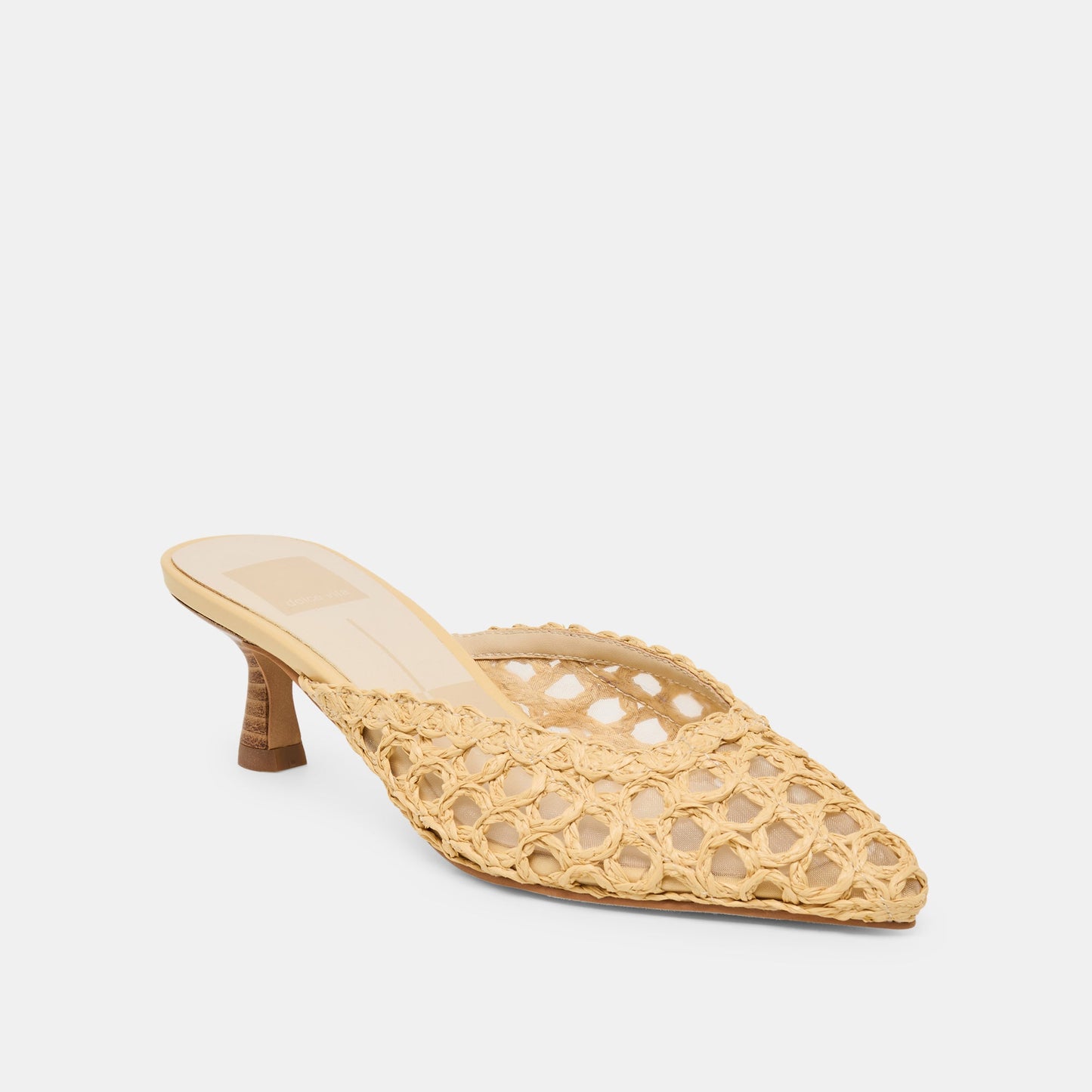 Cleo Loop Natural Raffia Heels Dolce Vita For sale