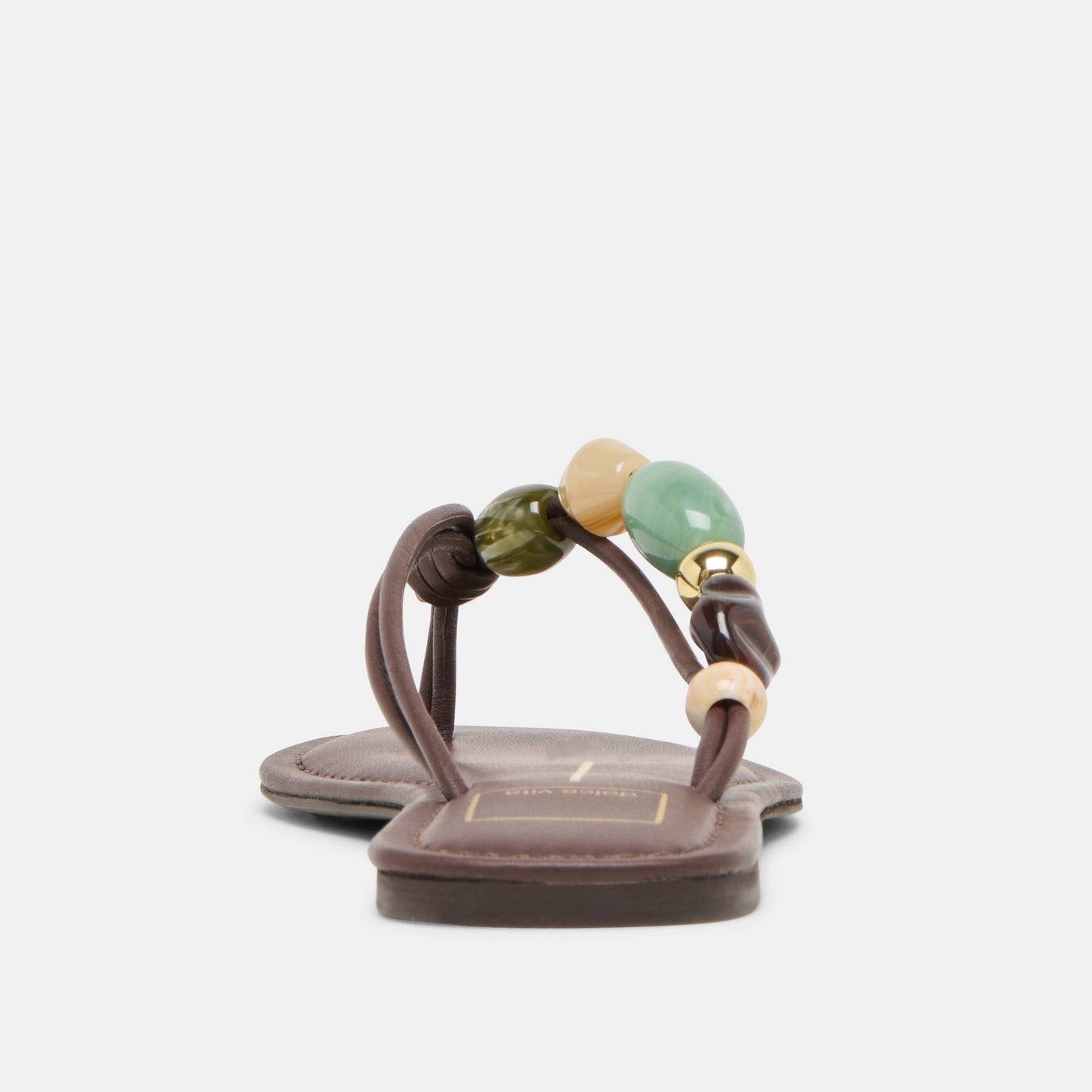 Cely Dk Brown Leather Sandals Dolce Vita us