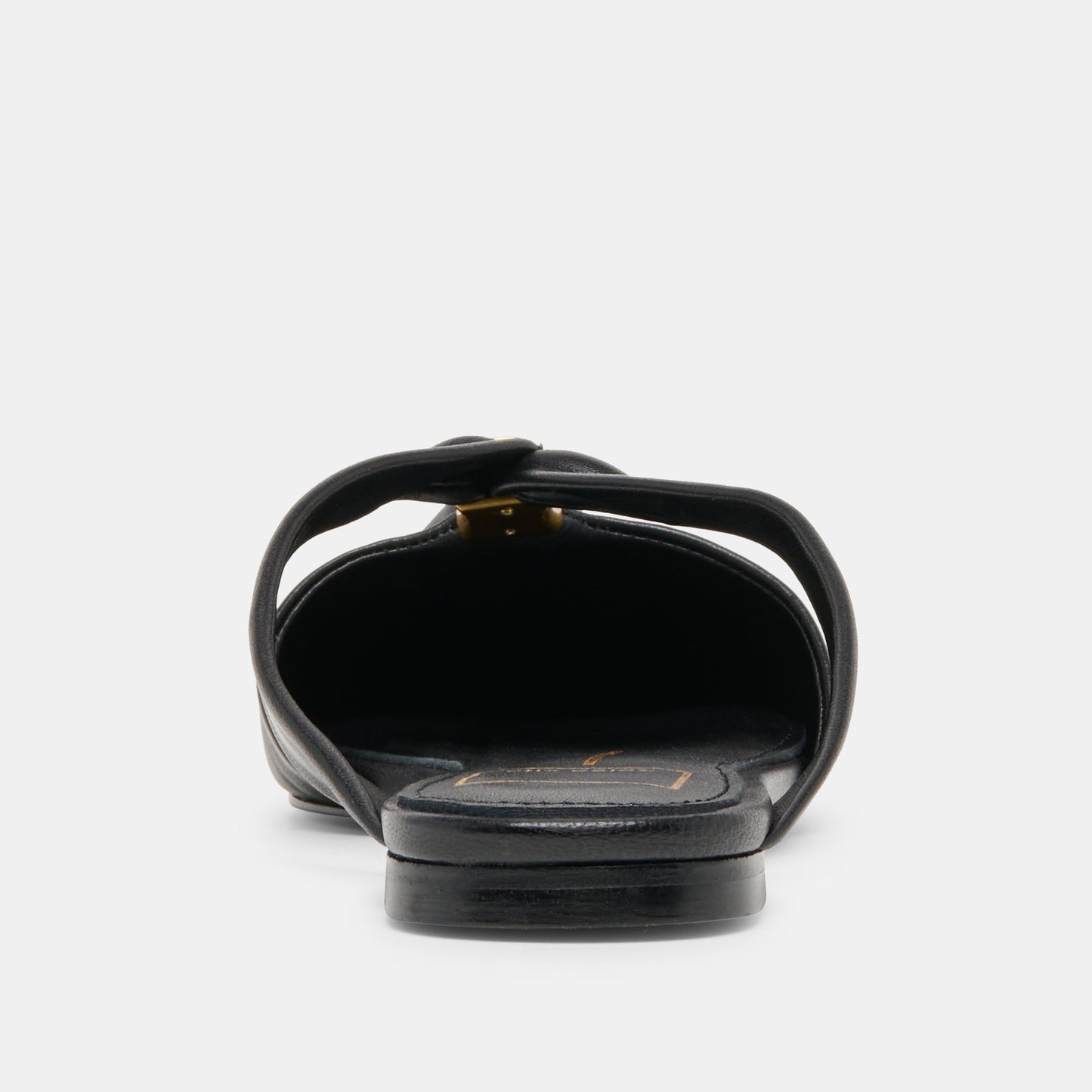 Franey Black Leather Flats Dolce Vita New