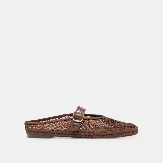 Milie Chocolate Woven Mesh Flats Dolce Vita Discount