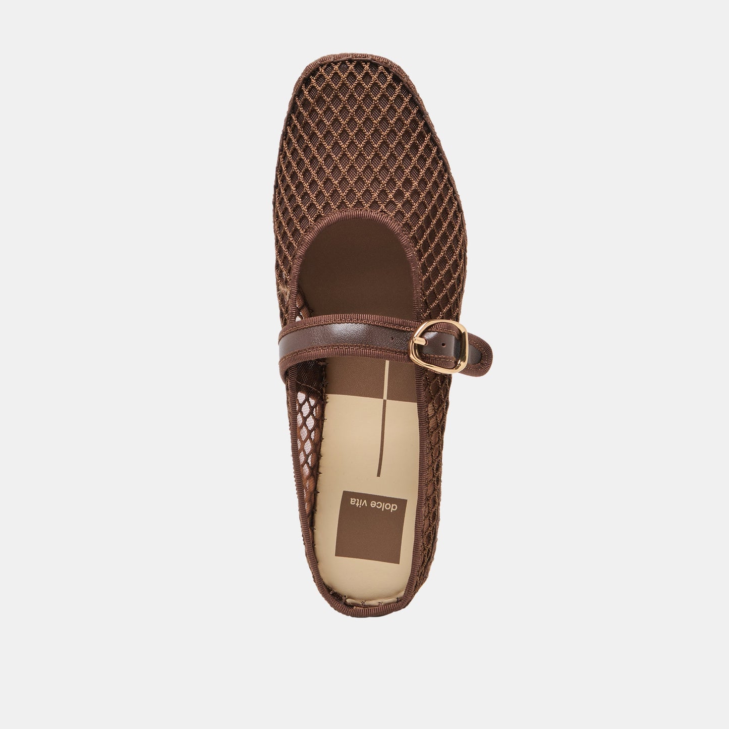 Milie Chocolate Woven Mesh Flats Dolce Vita Discount