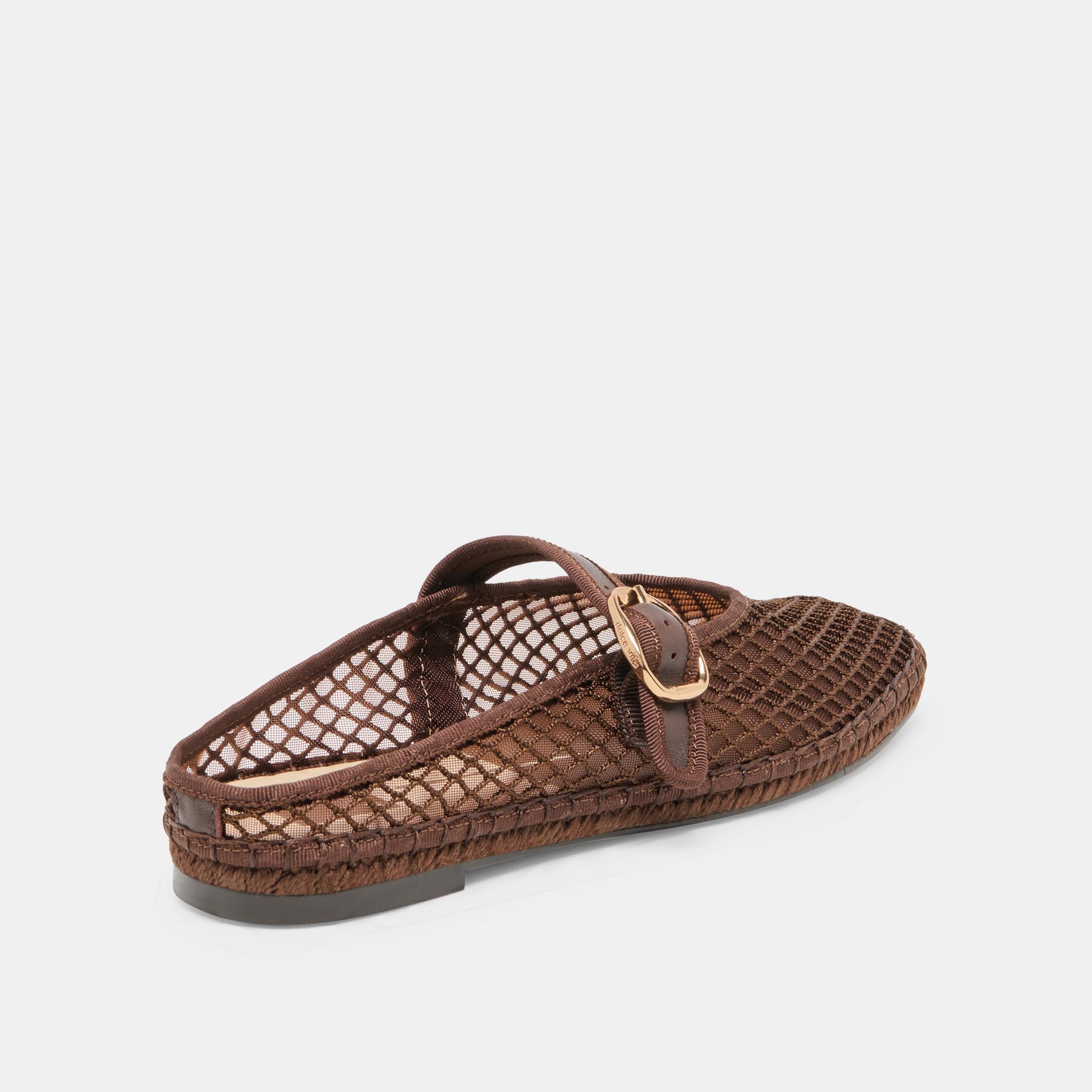 Milie Chocolate Woven Mesh Flats Dolce Vita Discount