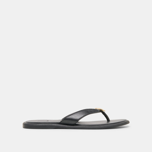Jaina Black Leather Sandals Dolce Vita us