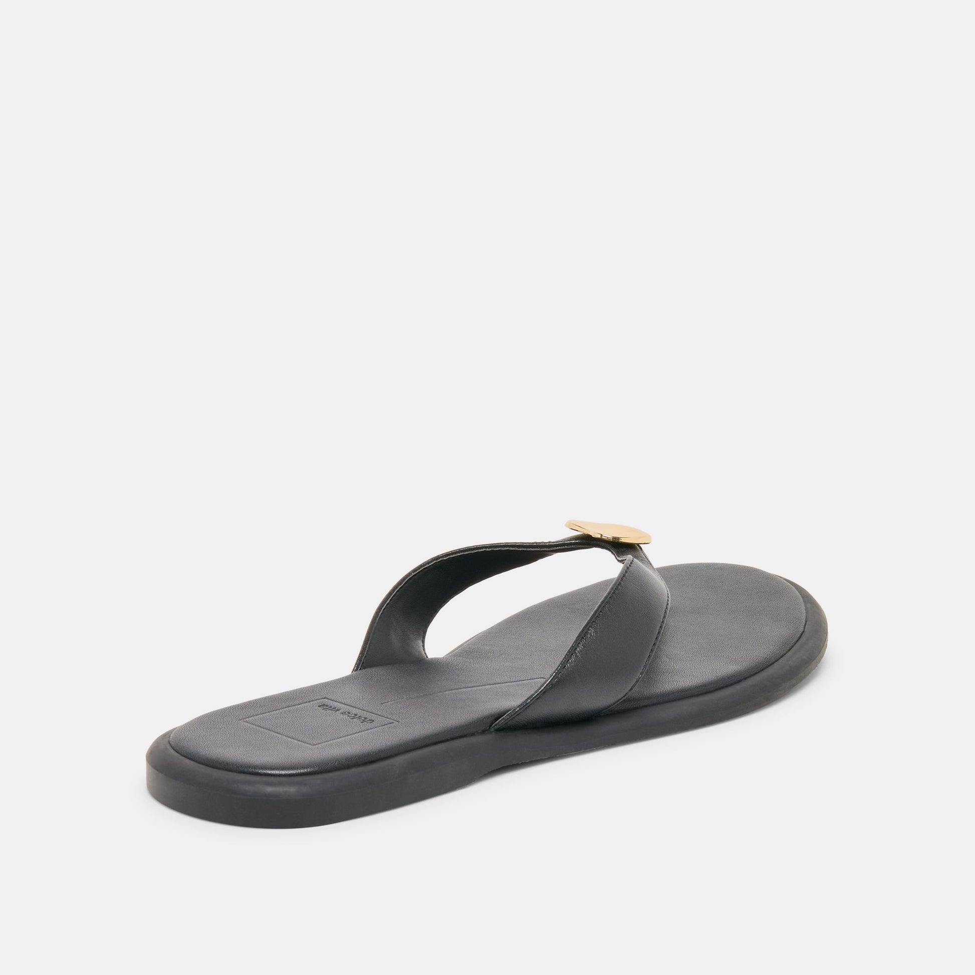 Jaina Black Leather Sandals Dolce Vita us