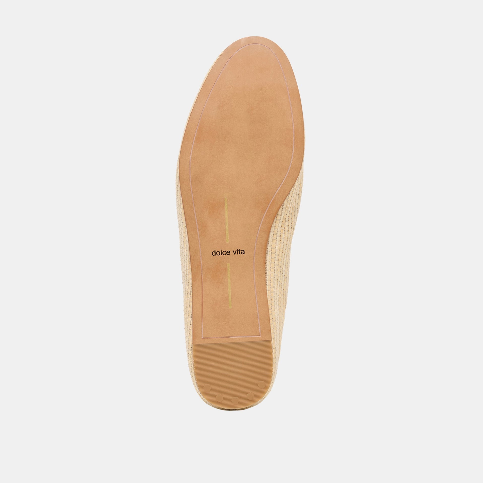 Eila Lt Natural Raffia Flats Dolce Vita Discount