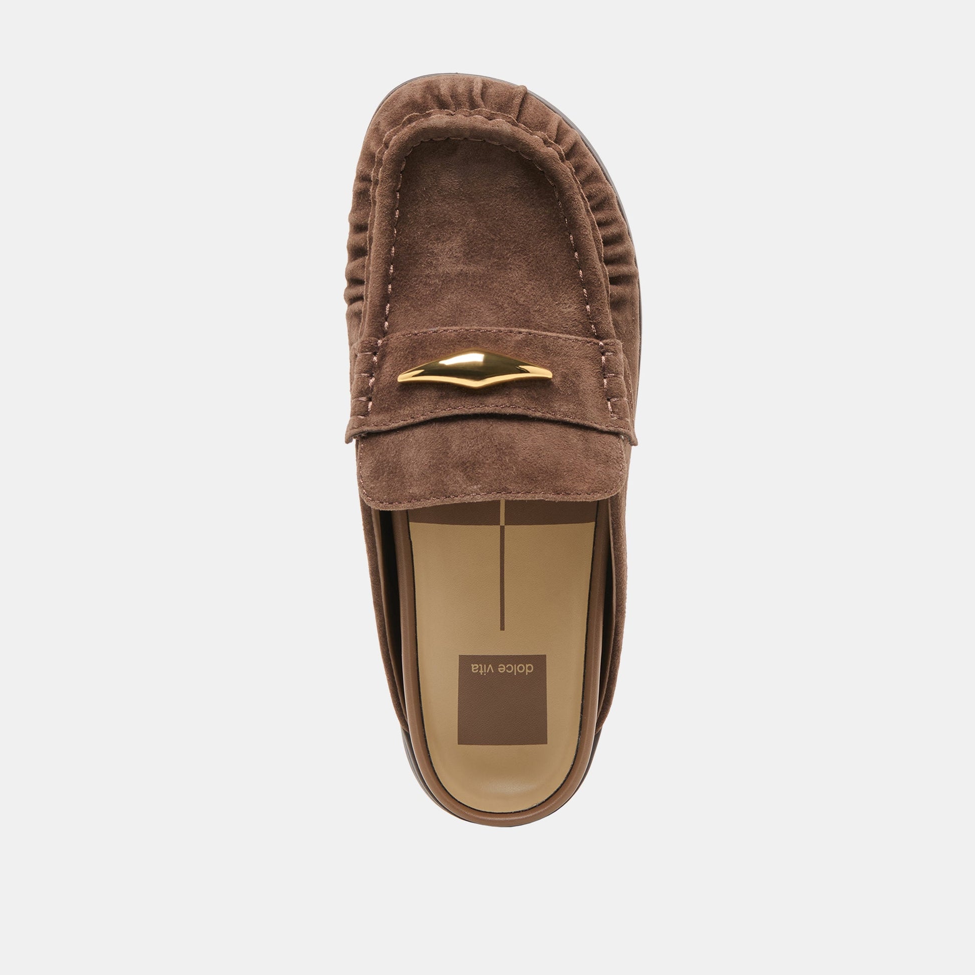 Jodero Dk Brown Suede Flats Dolce Vita Online