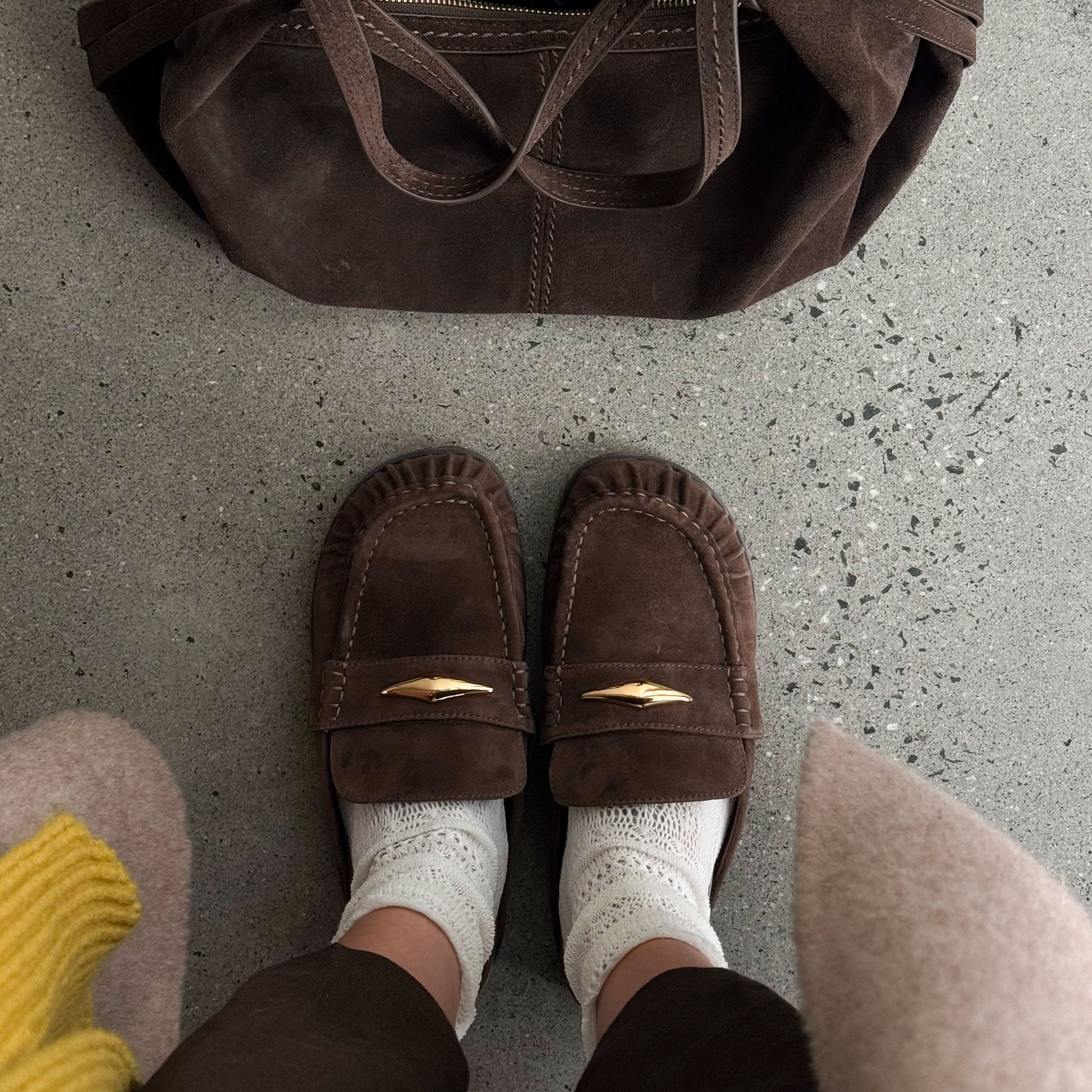 Jodero Dk Brown Suede Flats Dolce Vita Online