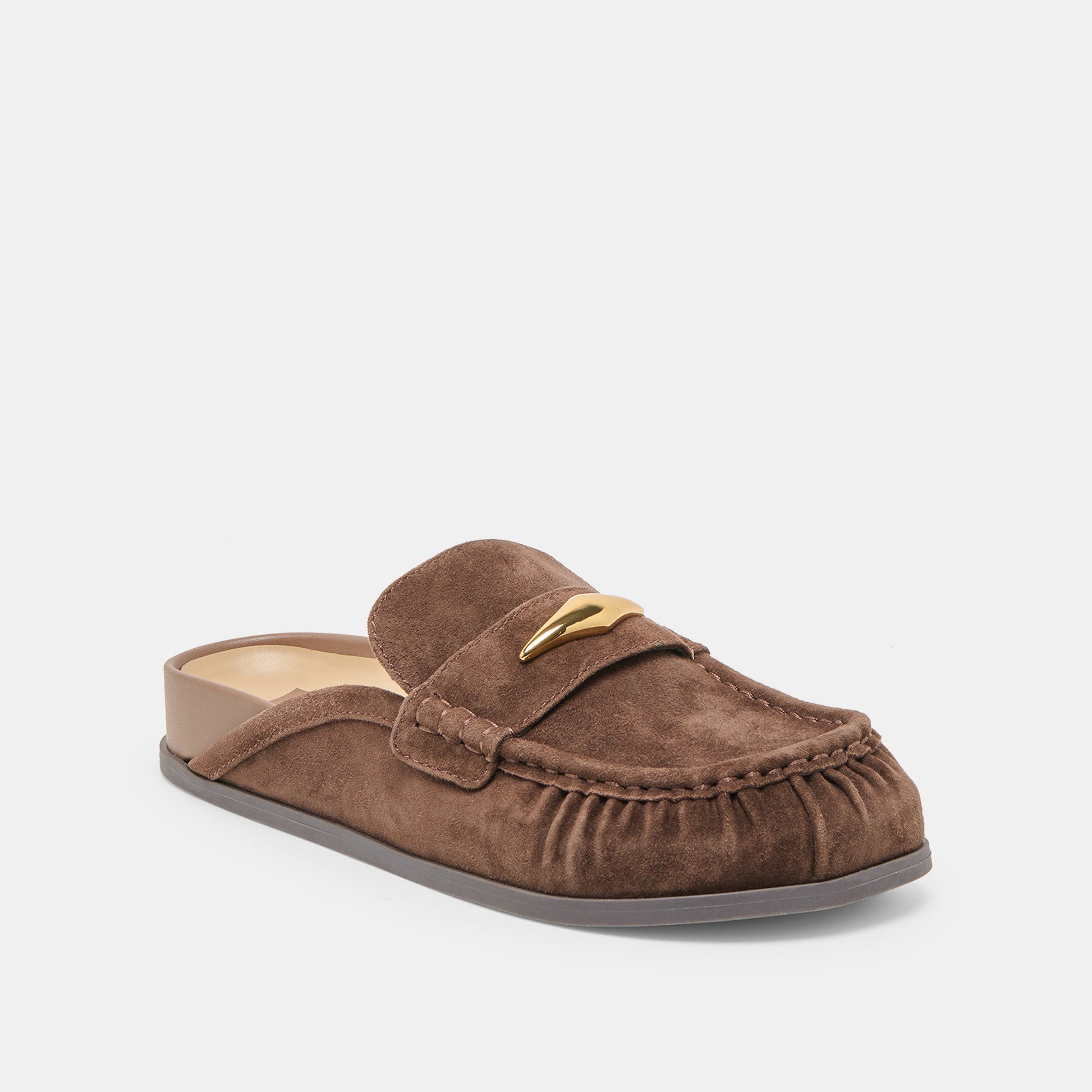 Jodero Dk Brown Suede Flats Dolce Vita Online