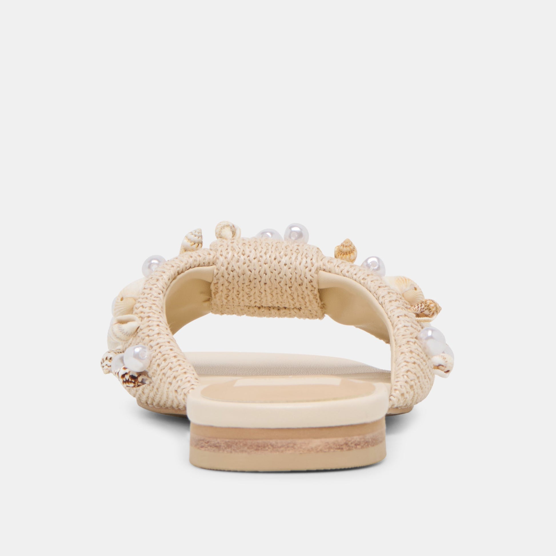 Lizza Oatmeal Beaded Raffia Sandals Dolce Vita Outlet