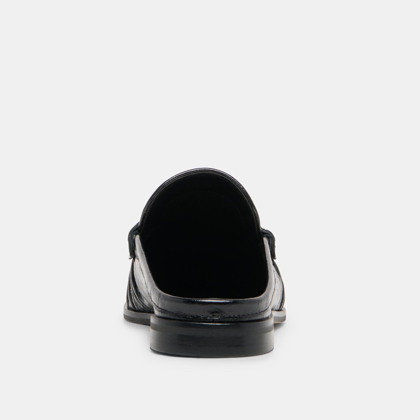 BETZY Midnight Crinkle Patent Closed-Toe Slip-On Loafers Dolce Vita On sale