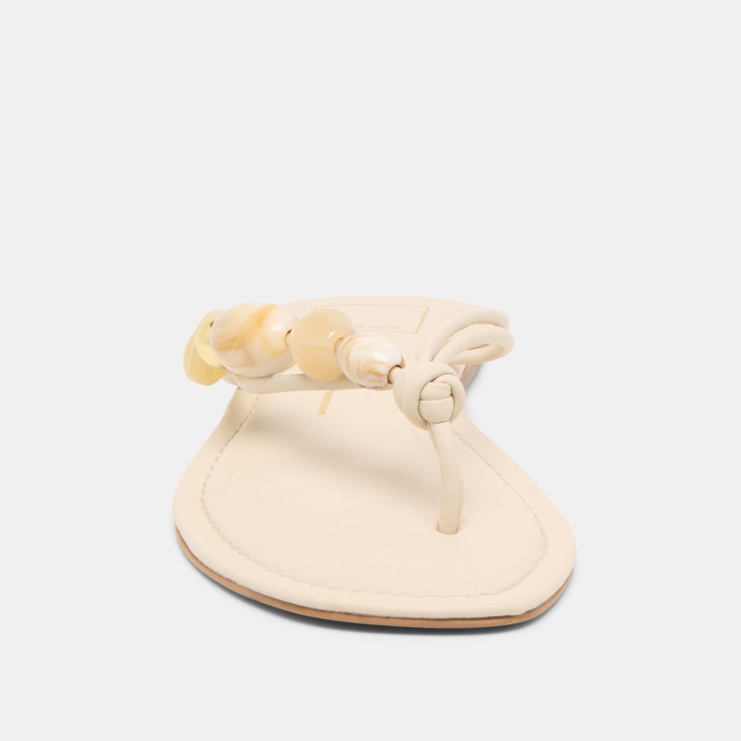 Cely Ivory Leather Sandals Dolce Vita For sale
