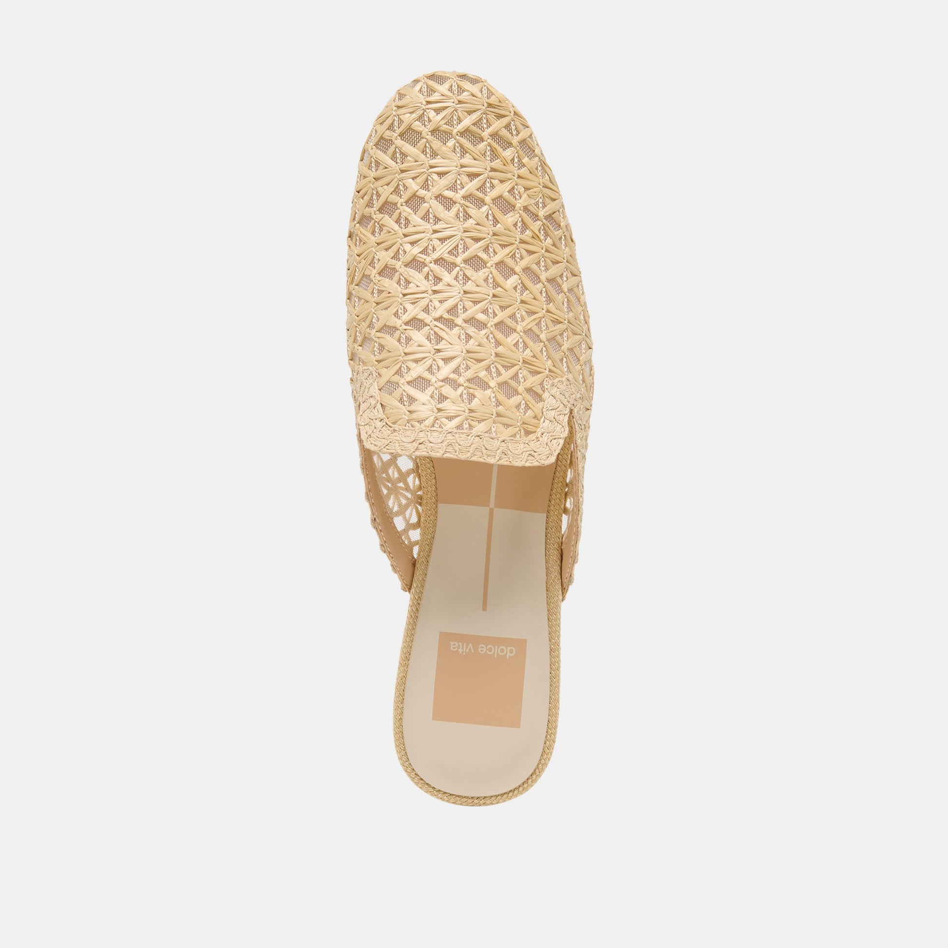 Kirt Lt Natural Cross Hatch Raffia Flats Dolce Vita Online