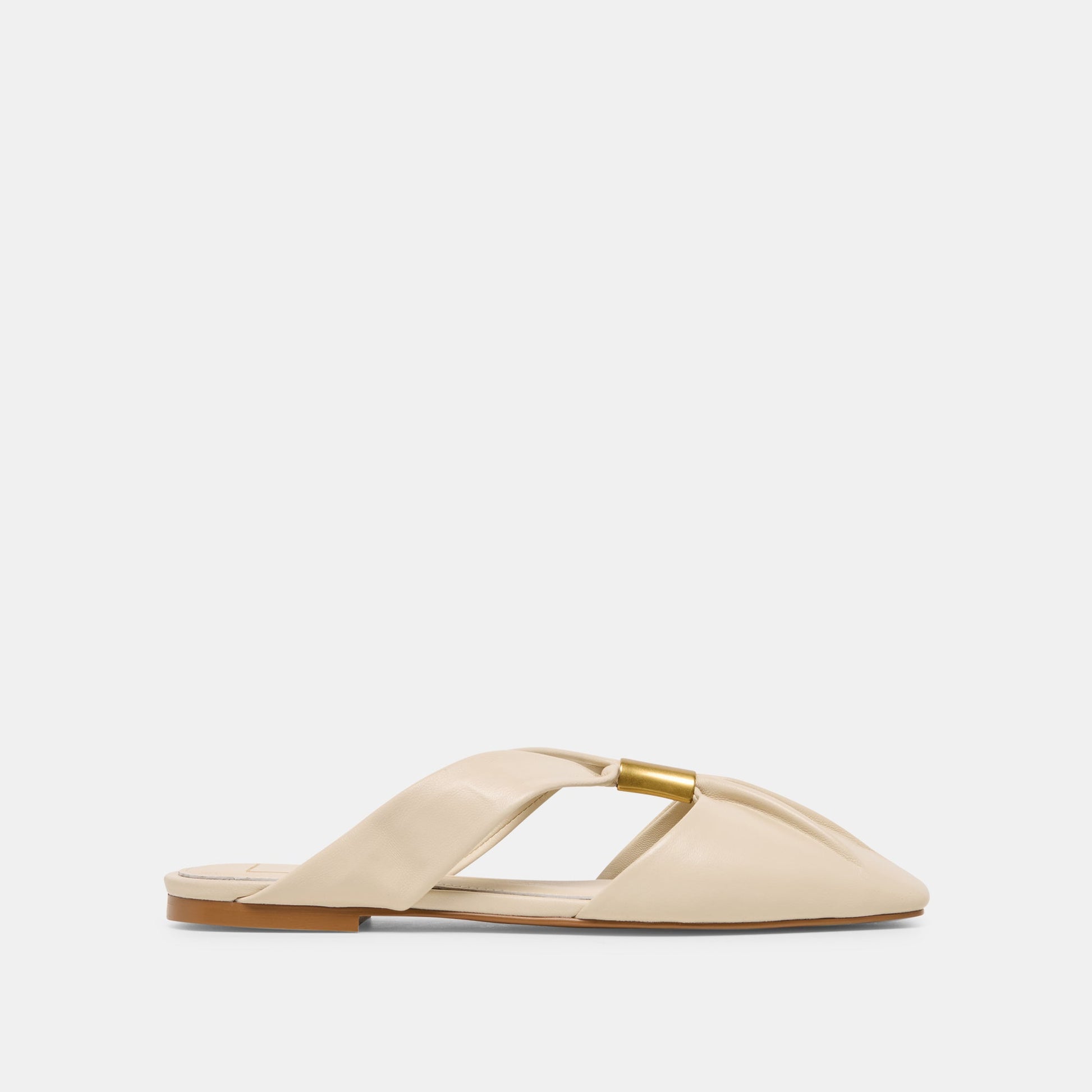 Franey White Leather Flats Dolce Vita Outlet