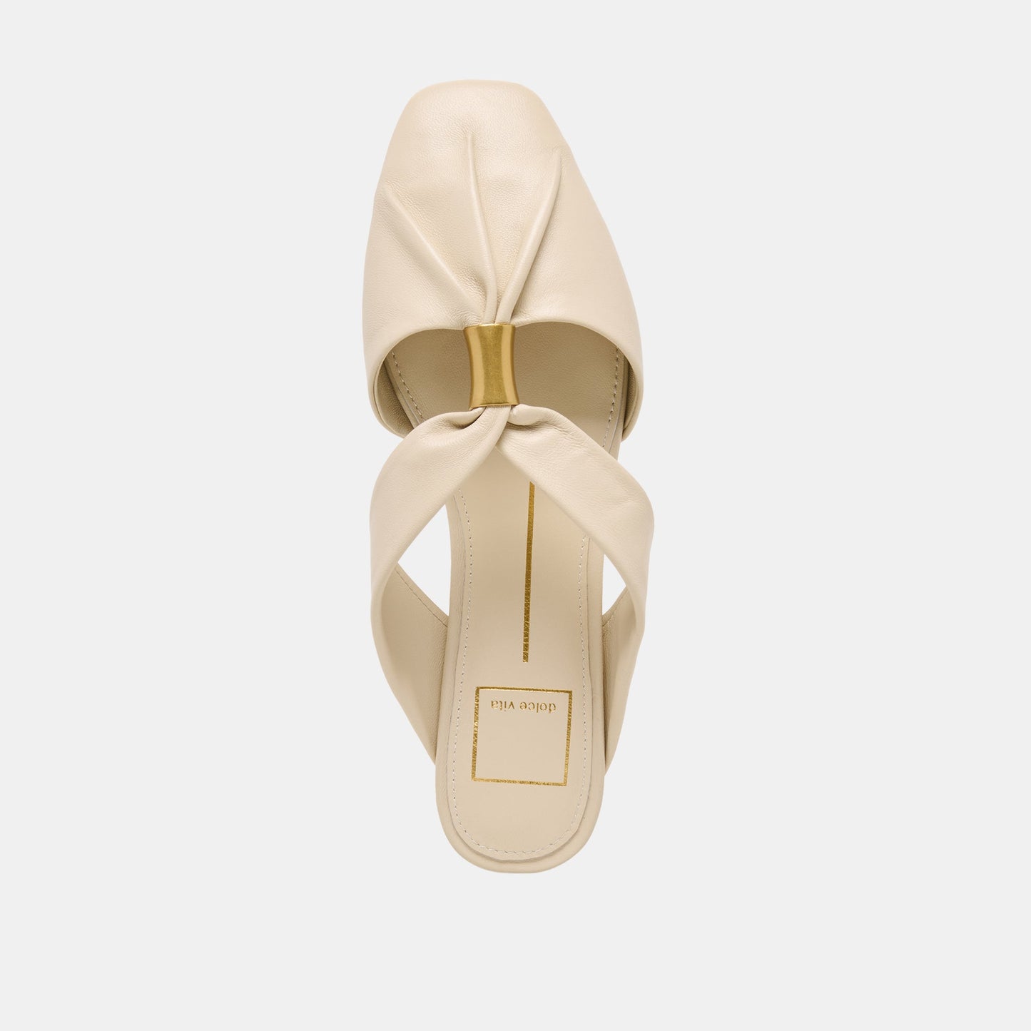 Franey White Leather Flats Dolce Vita Outlet