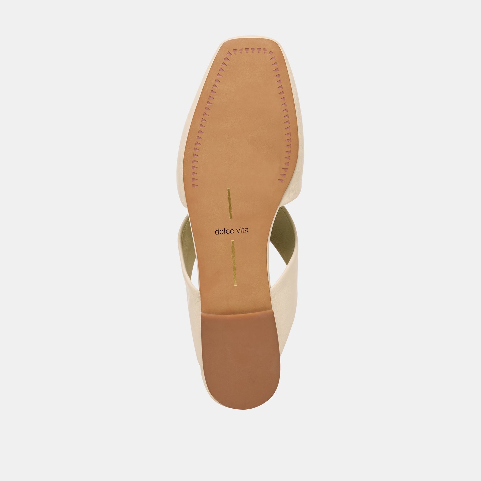 Franey White Leather Flats Dolce Vita Outlet