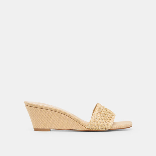 Qaily Lt Natural Raffia Wedges Dolce Vita us