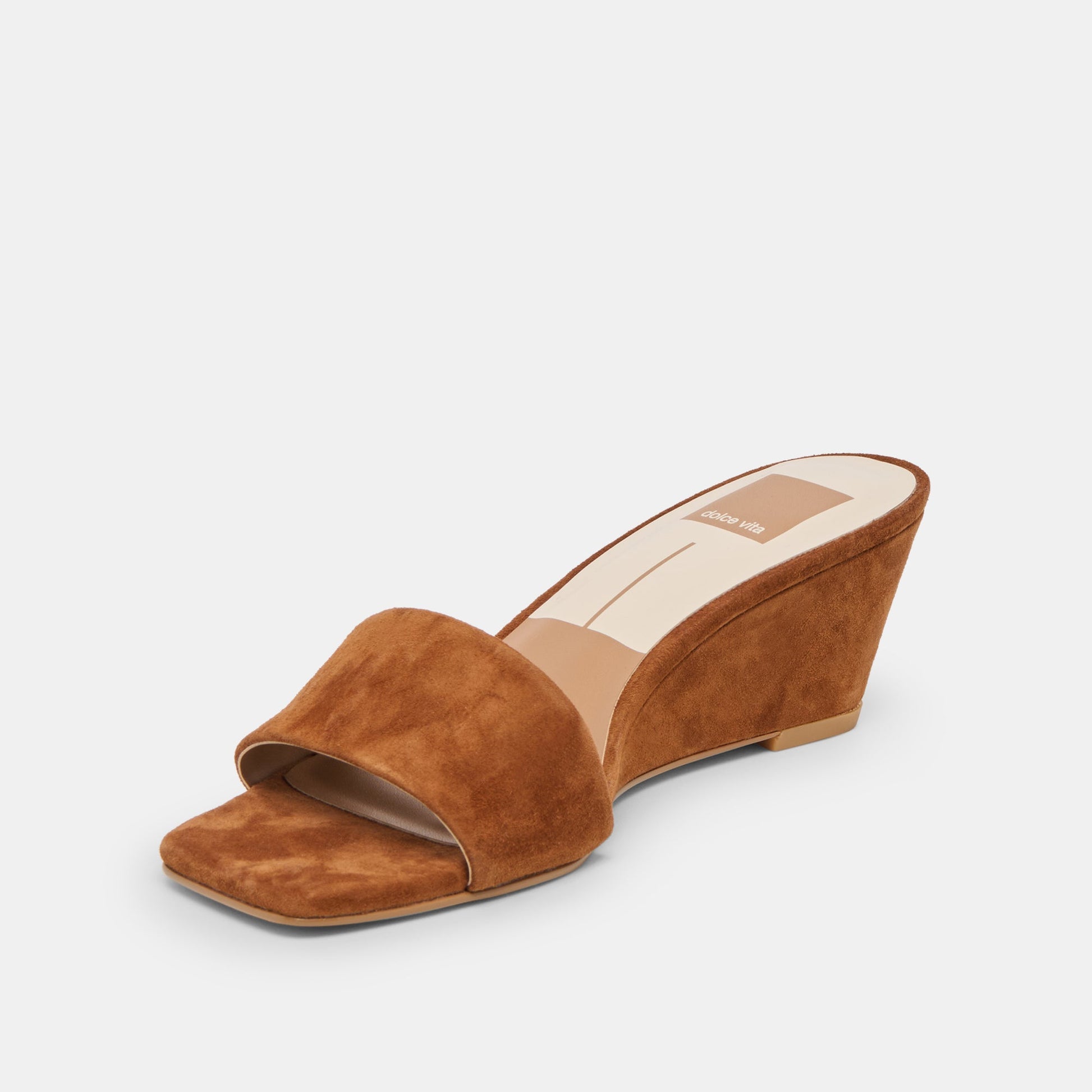 Qaily Brown Suede Wedges Dolce Vita On sale