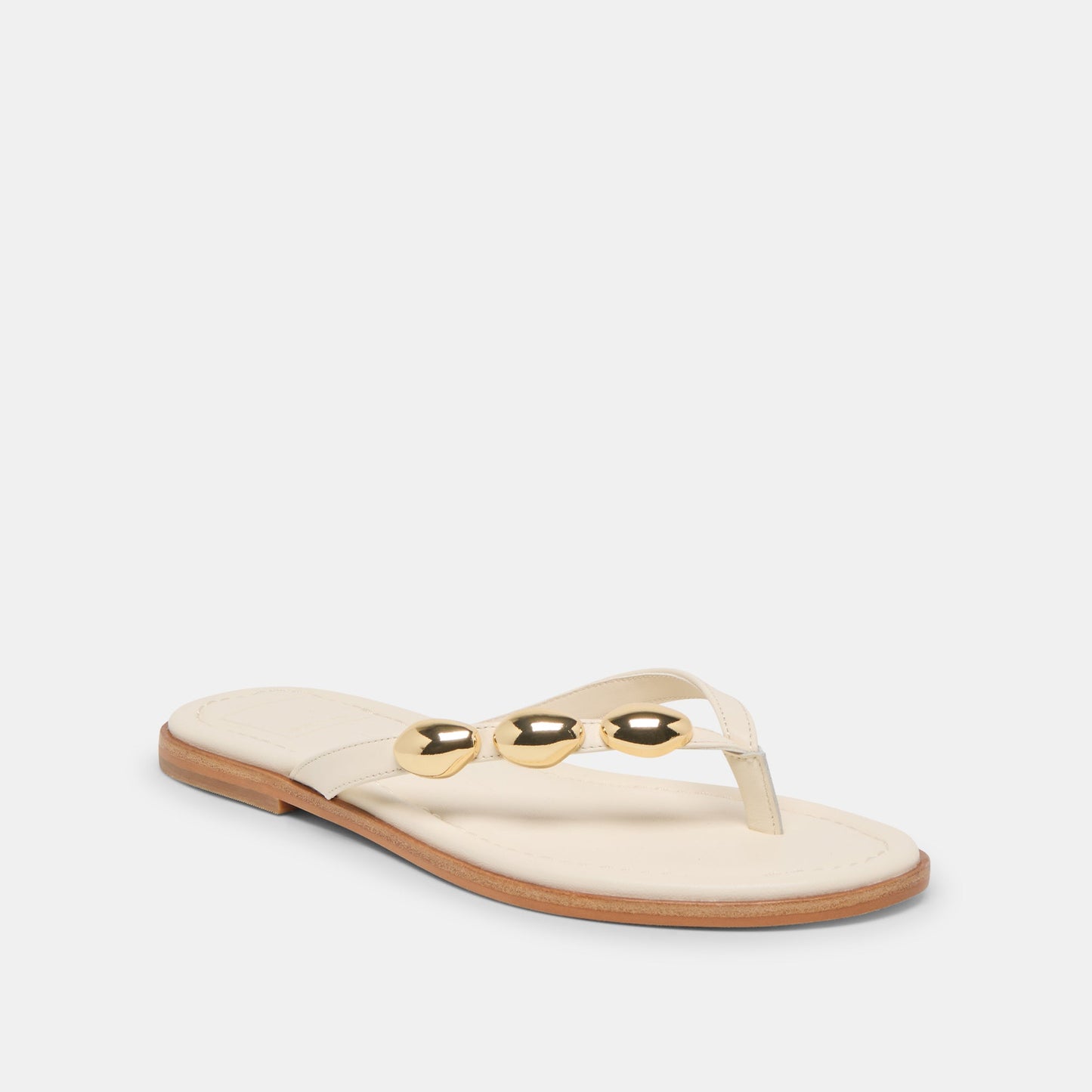 Juny Off White Leather Sandals Dolce Vita us